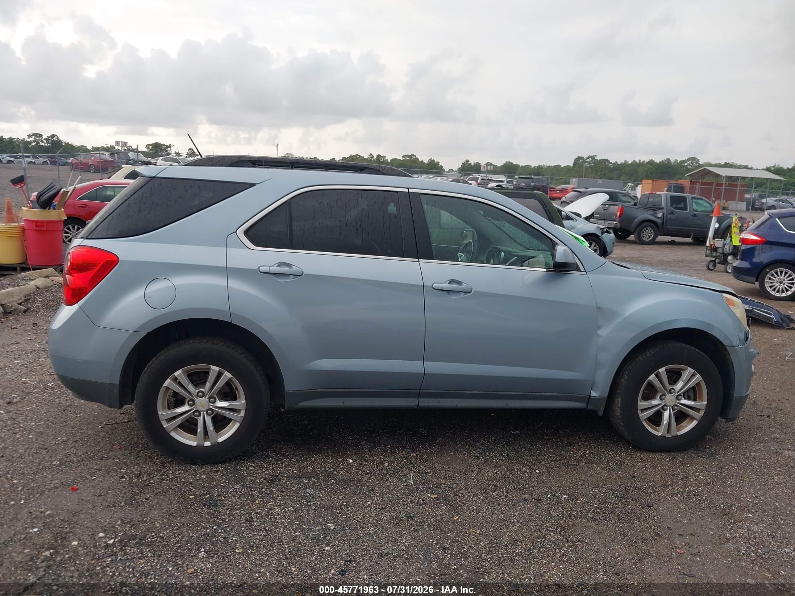 2014 Chevrolet Equinox Lt Light Blue vin: 2GNALCEKXE6151649
