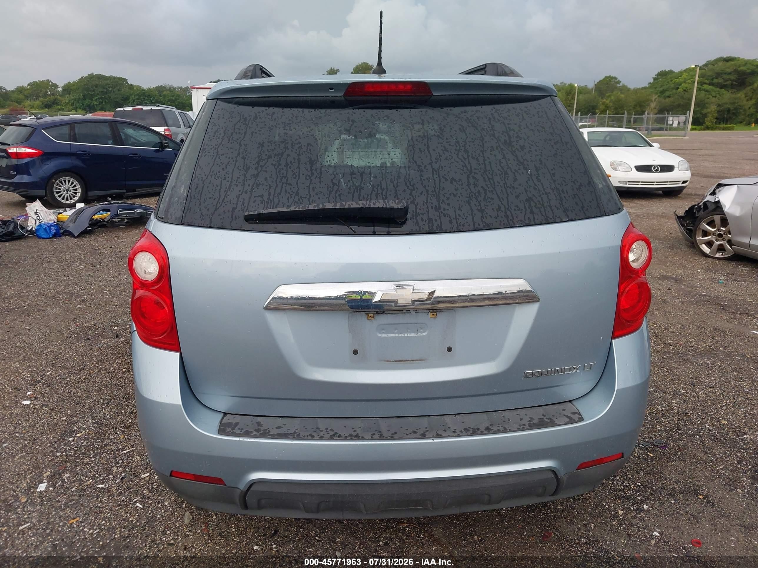 2014 Chevrolet Equinox Lt Light Blue vin: 2GNALCEKXE6151649