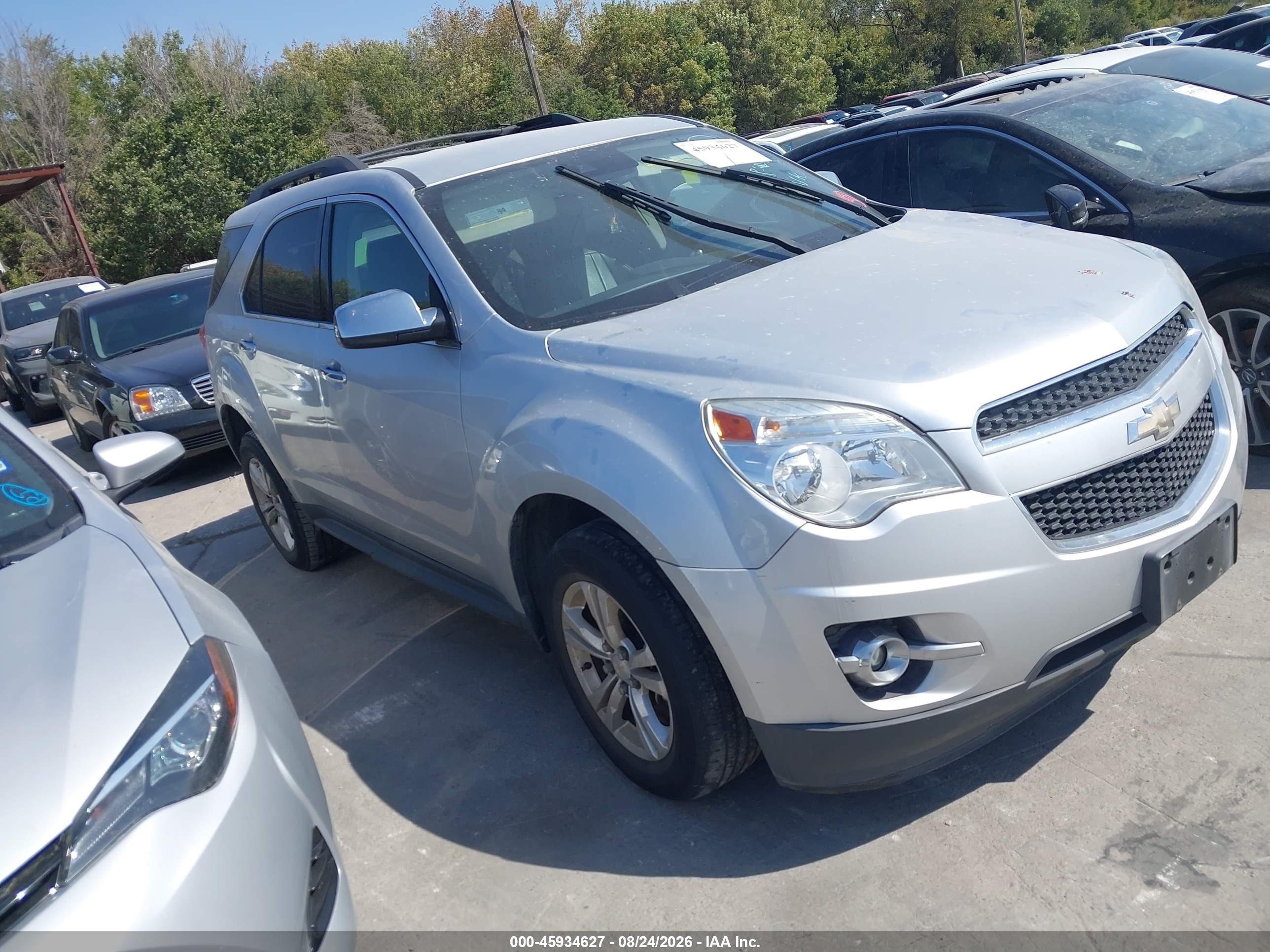 2014 Chevrolet Equinox Lt Gray vin: 2GNALCEKXE6249595