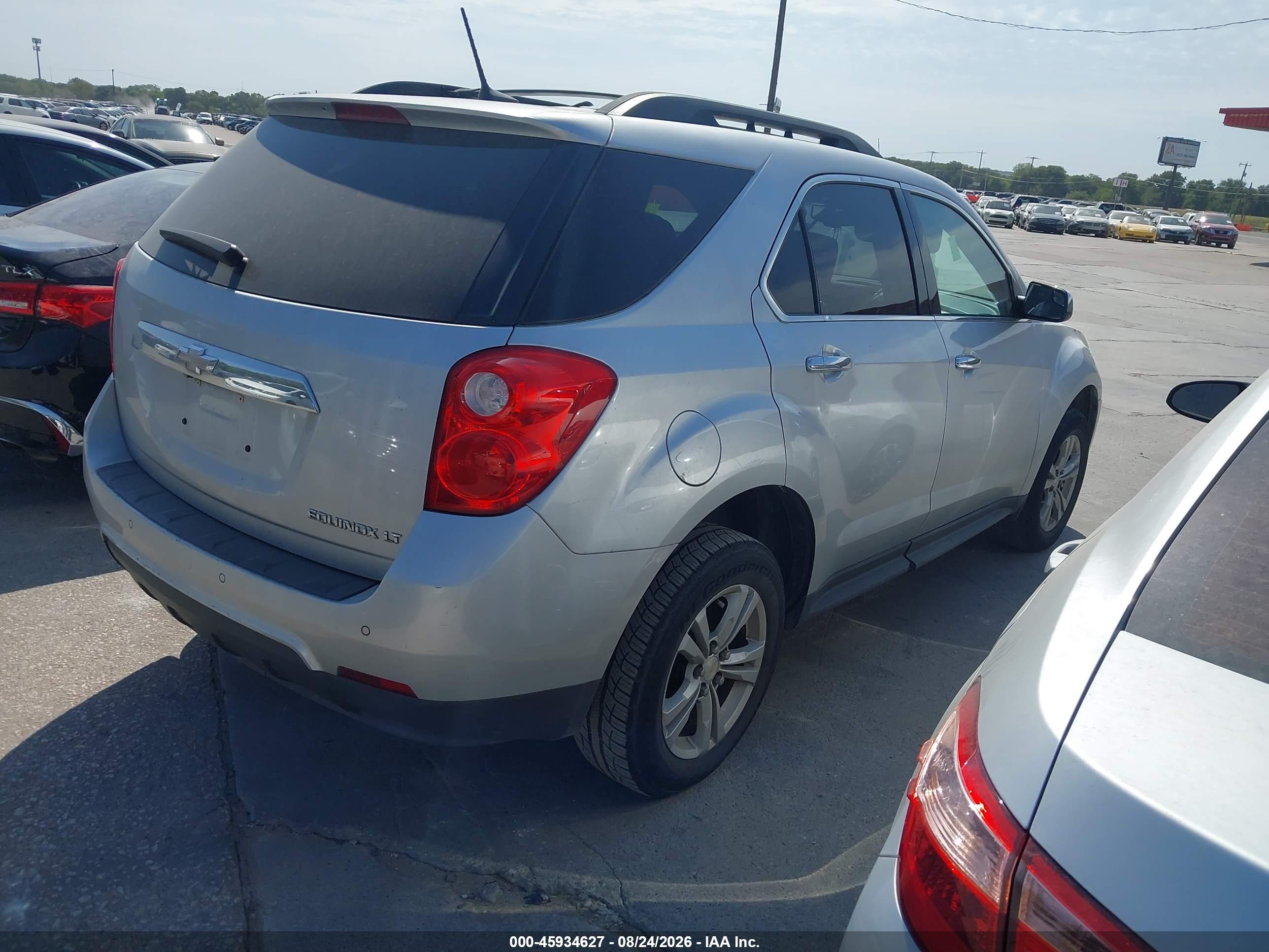 2014 Chevrolet Equinox Lt Gray vin: 2GNALCEKXE6249595