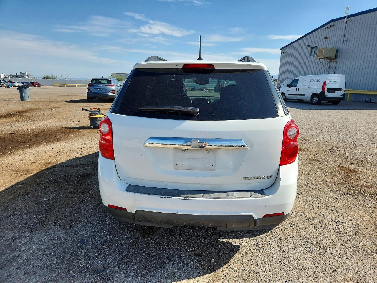 2014 Chevrolet Equinox Lt White vin: 2GNALCEKXE6274514