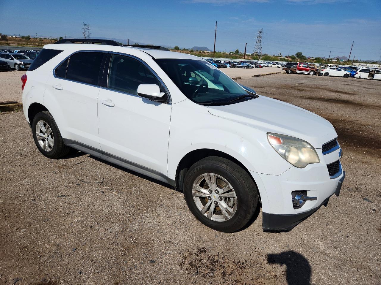 2014 Chevrolet Equinox Lt White vin: 2GNALCEKXE6274514