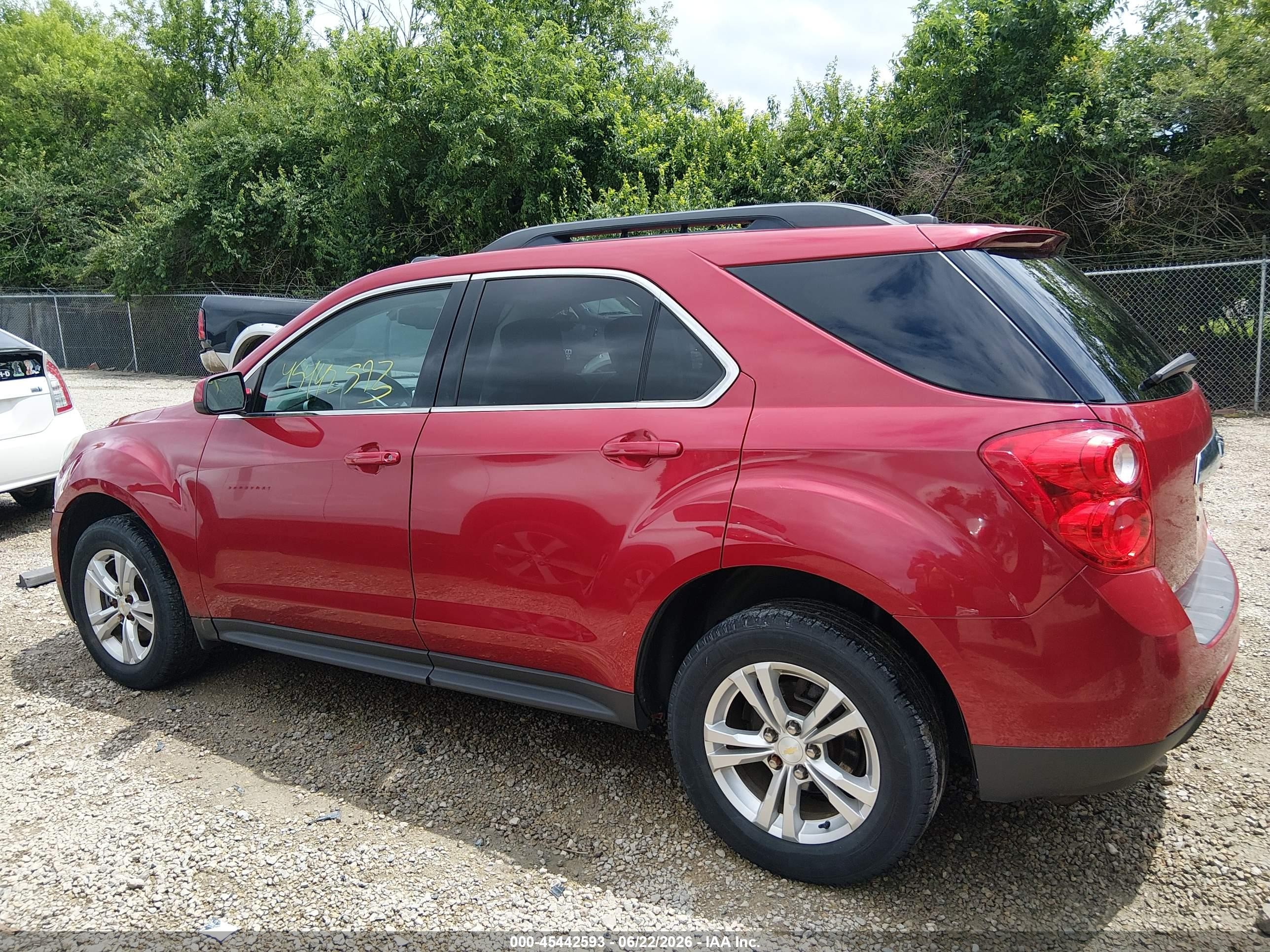 2015 Chevrolet Equinox Lt Red vin: 2GNALCEKXF6109841