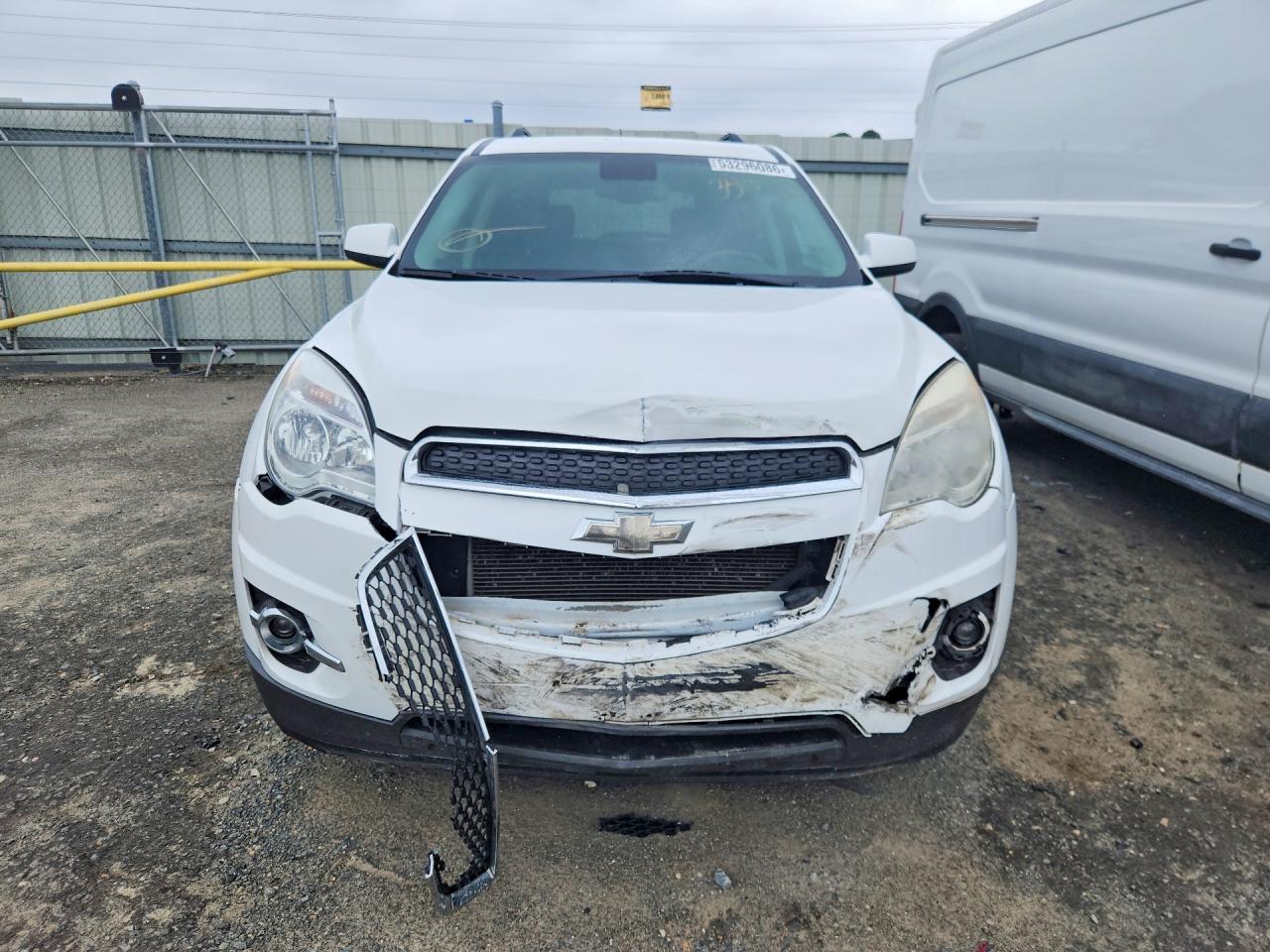 2015 Chevrolet Equinox Lt White vin: 2GNALCEKXF6331053