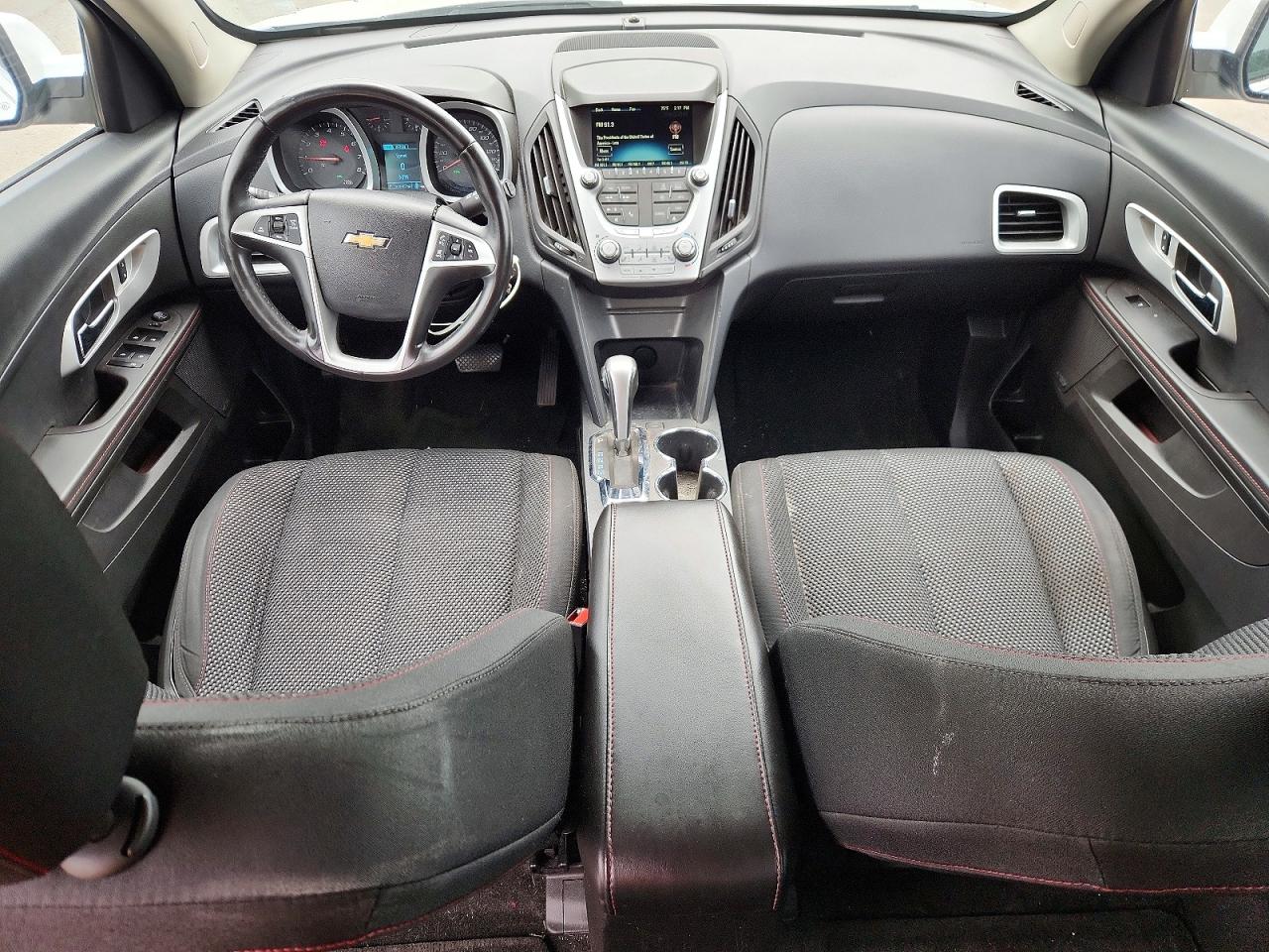 2015 Chevrolet Equinox Lt White vin: 2GNALCEKXF6331053