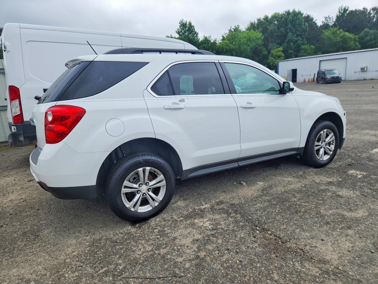 2015 Chevrolet Equinox Lt White vin: 2GNALCEKXF6331053