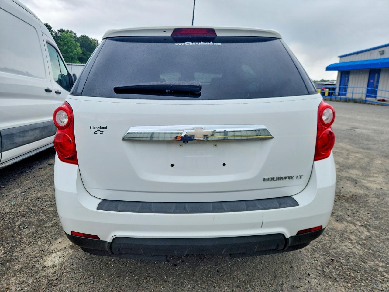 2015 Chevrolet Equinox Lt White vin: 2GNALCEKXF6331053