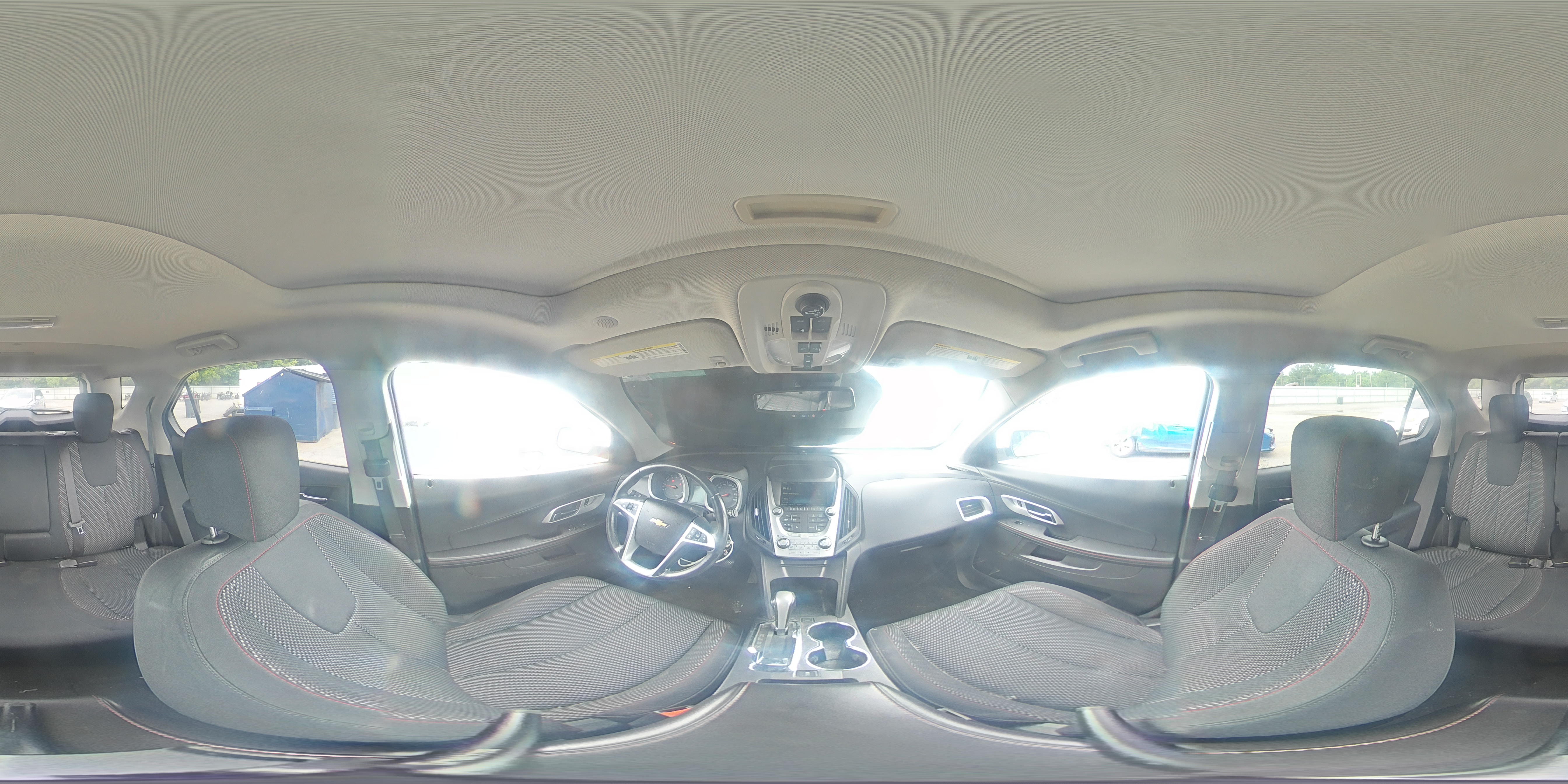 2015 Chevrolet Equinox Lt White vin: 2GNALCEKXF6331053