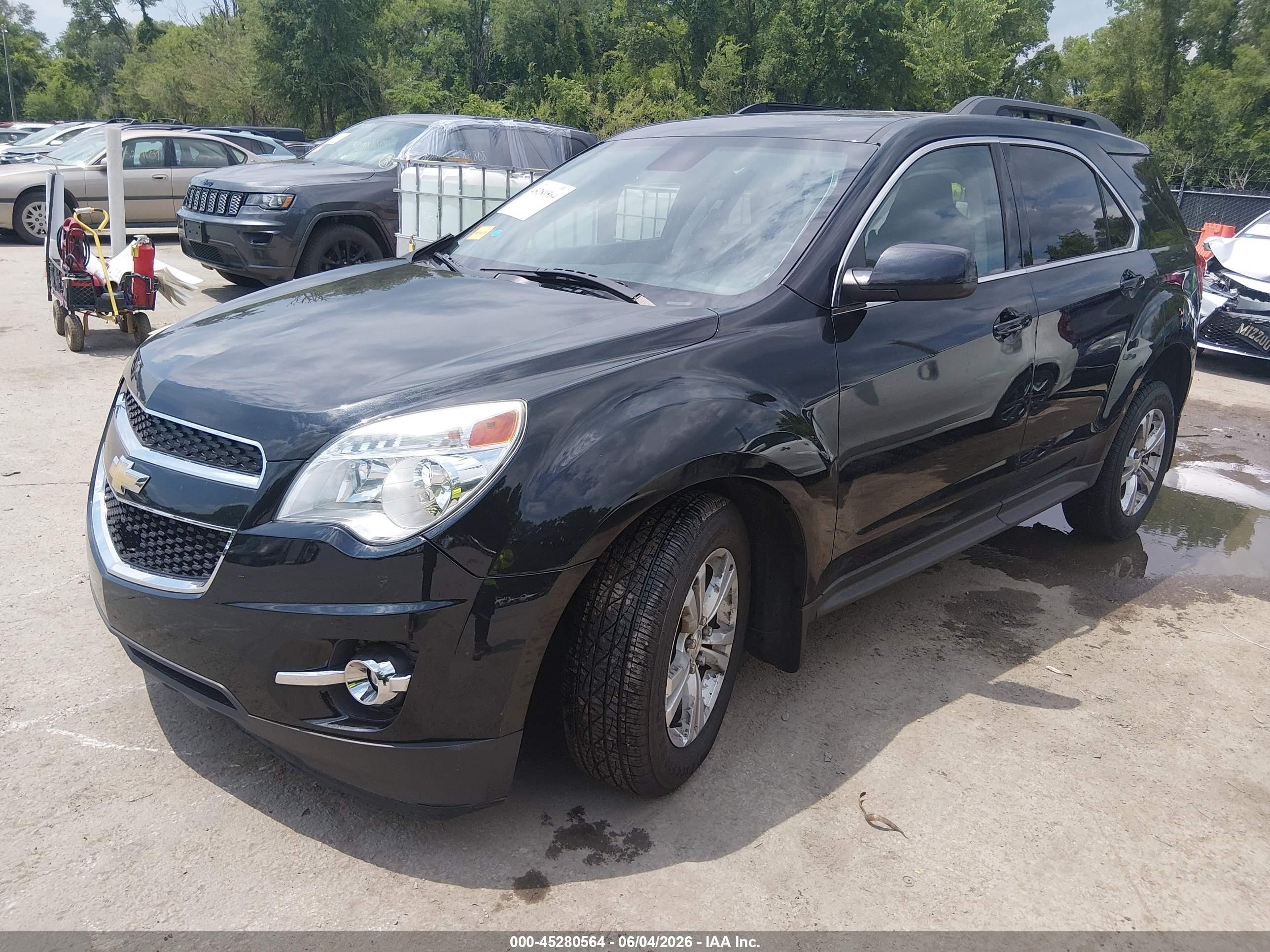 2015 Chevrolet Equinox 2lt Black vin: 2GNALCEKXF6340318