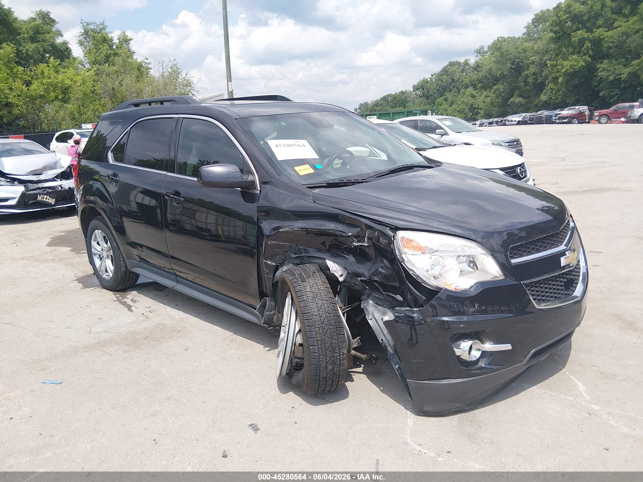 2015 Chevrolet Equinox 2lt Black vin: 2GNALCEKXF6340318