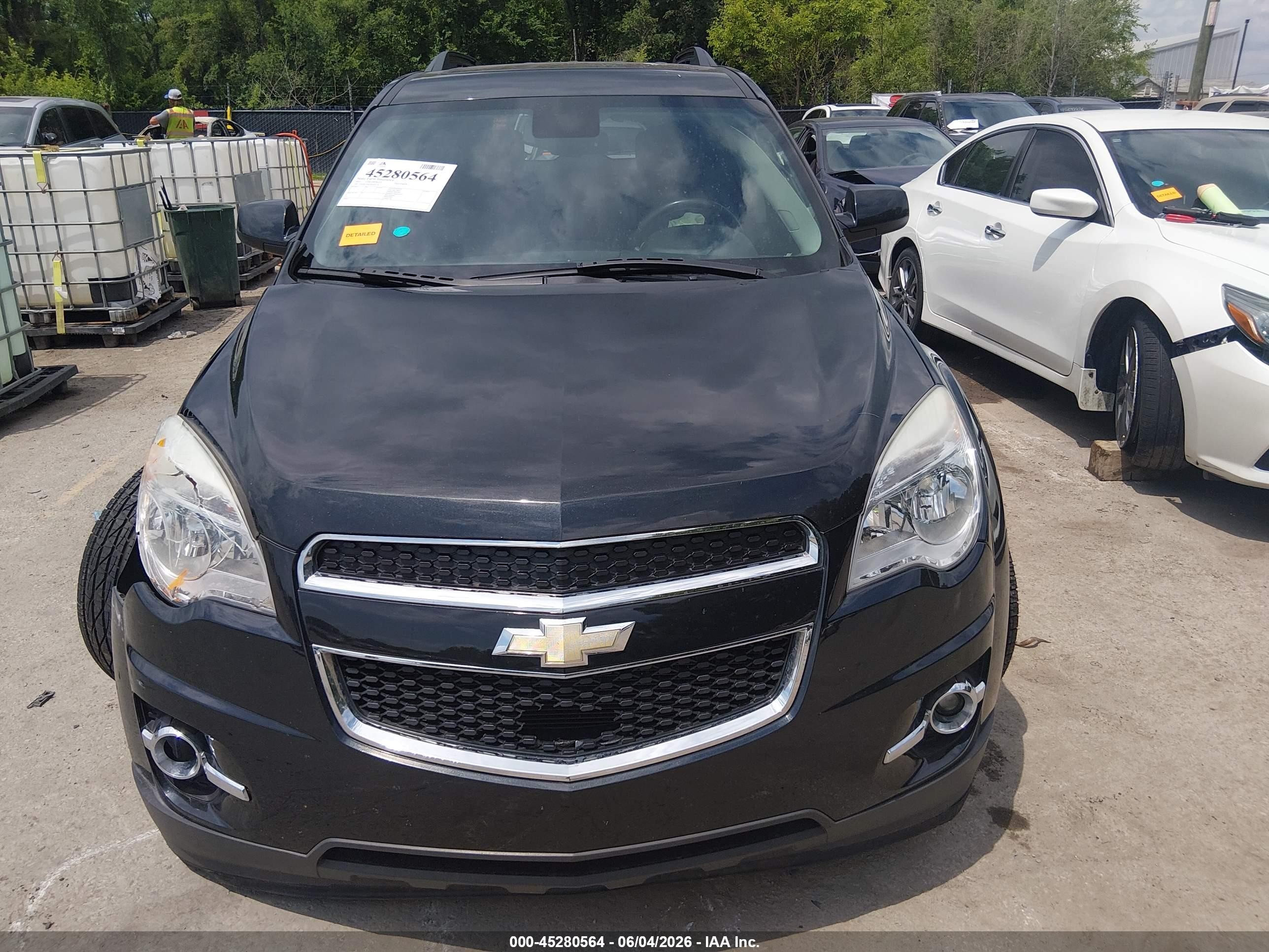2015 Chevrolet Equinox 2lt Black vin: 2GNALCEKXF6340318