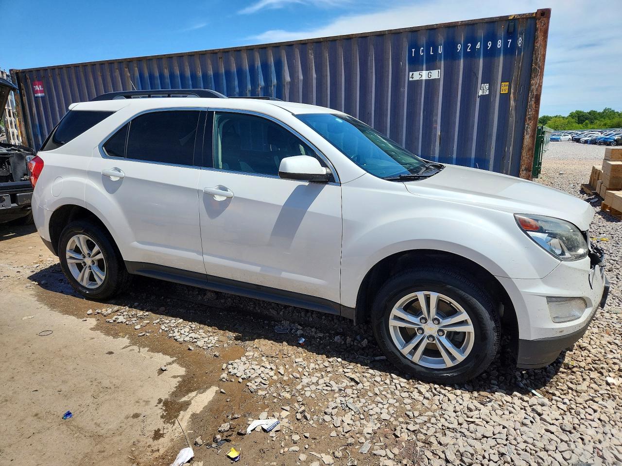2016 Chevrolet Equinox Lt Белый vin: 2GNALCEKXG6327263
