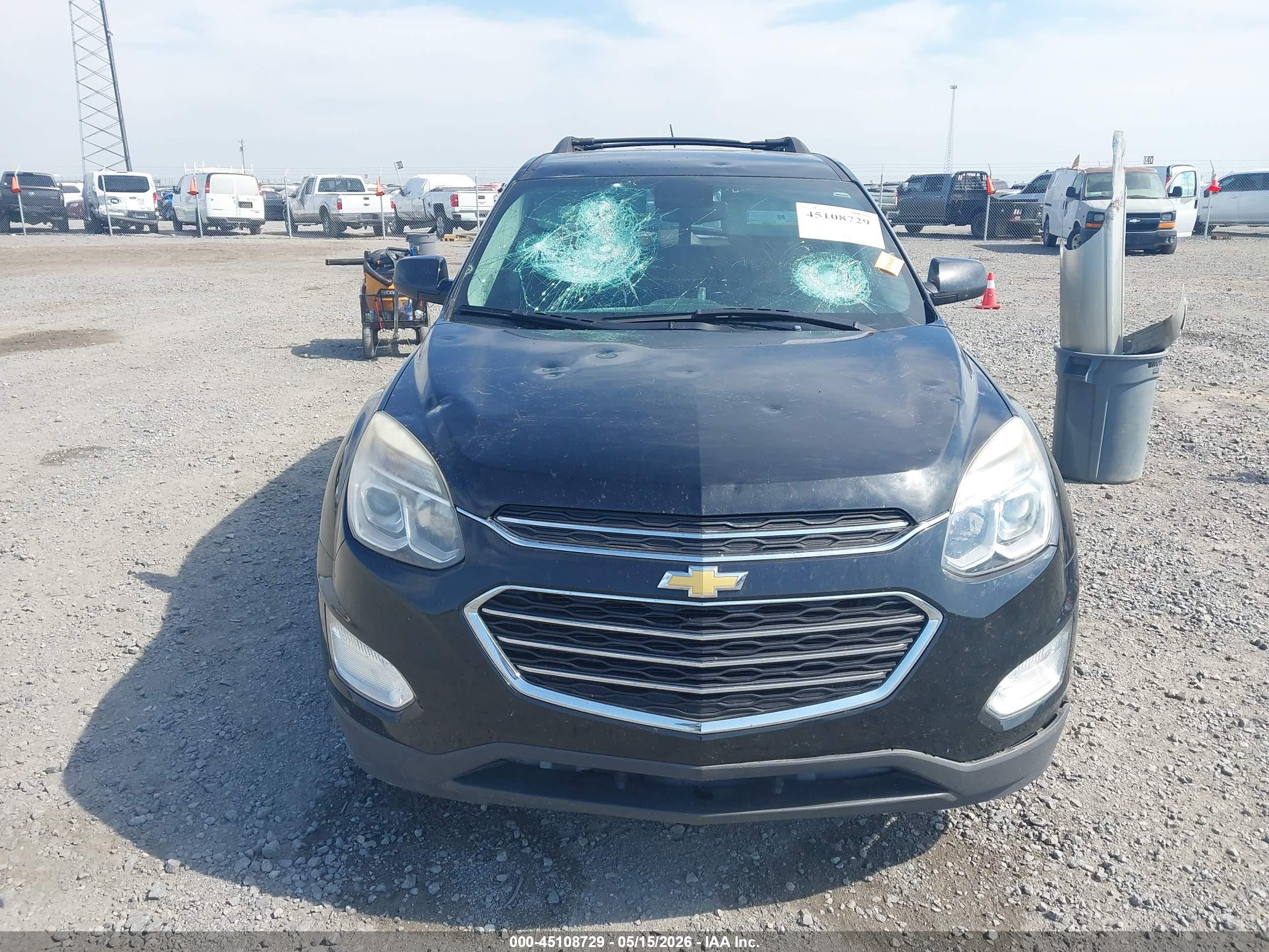 2017 Chevrolet Equinox Lt Black vin: 2GNALCEKXH1593249
