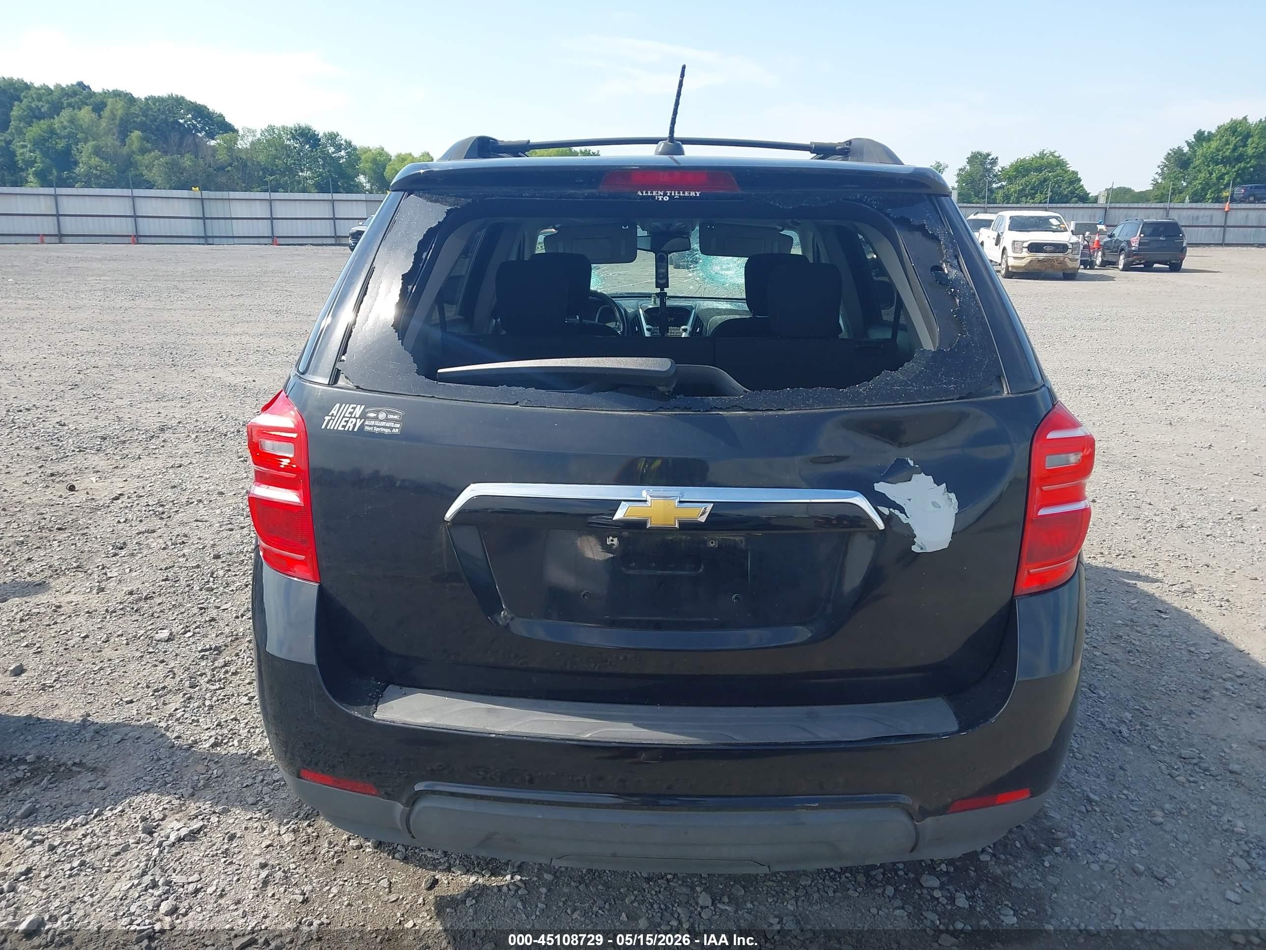 2017 Chevrolet Equinox Lt Black vin: 2GNALCEKXH1593249