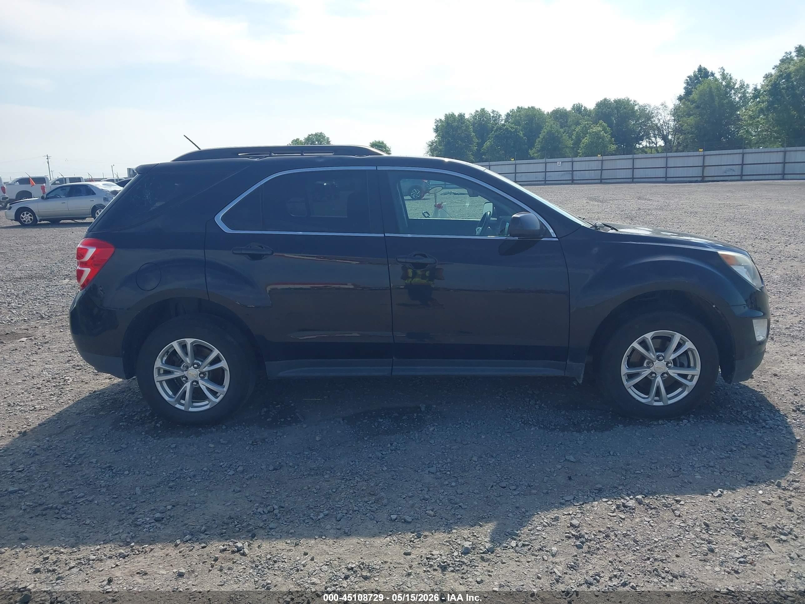 2017 Chevrolet Equinox Lt Black vin: 2GNALCEKXH1593249