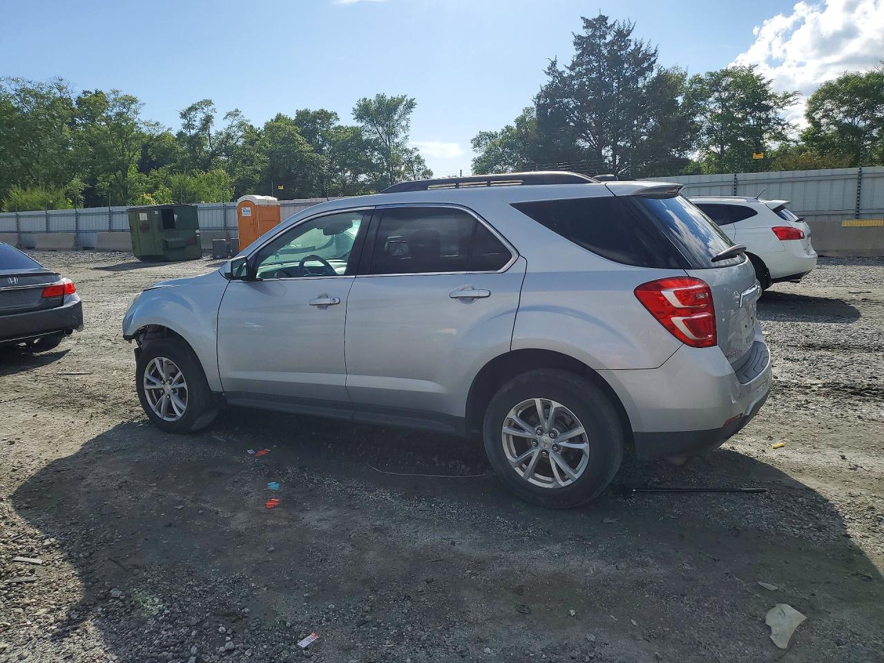 2017 Chevrolet Equinox Lt Silver vin: 2GNALCEKXH6319004