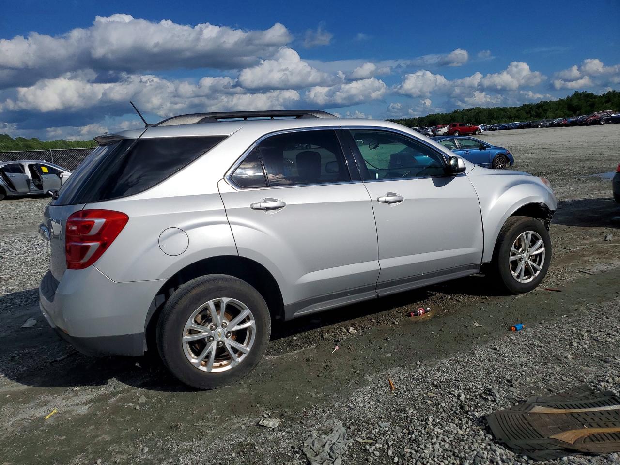 2017 Chevrolet Equinox Lt Silver vin: 2GNALCEKXH6319004