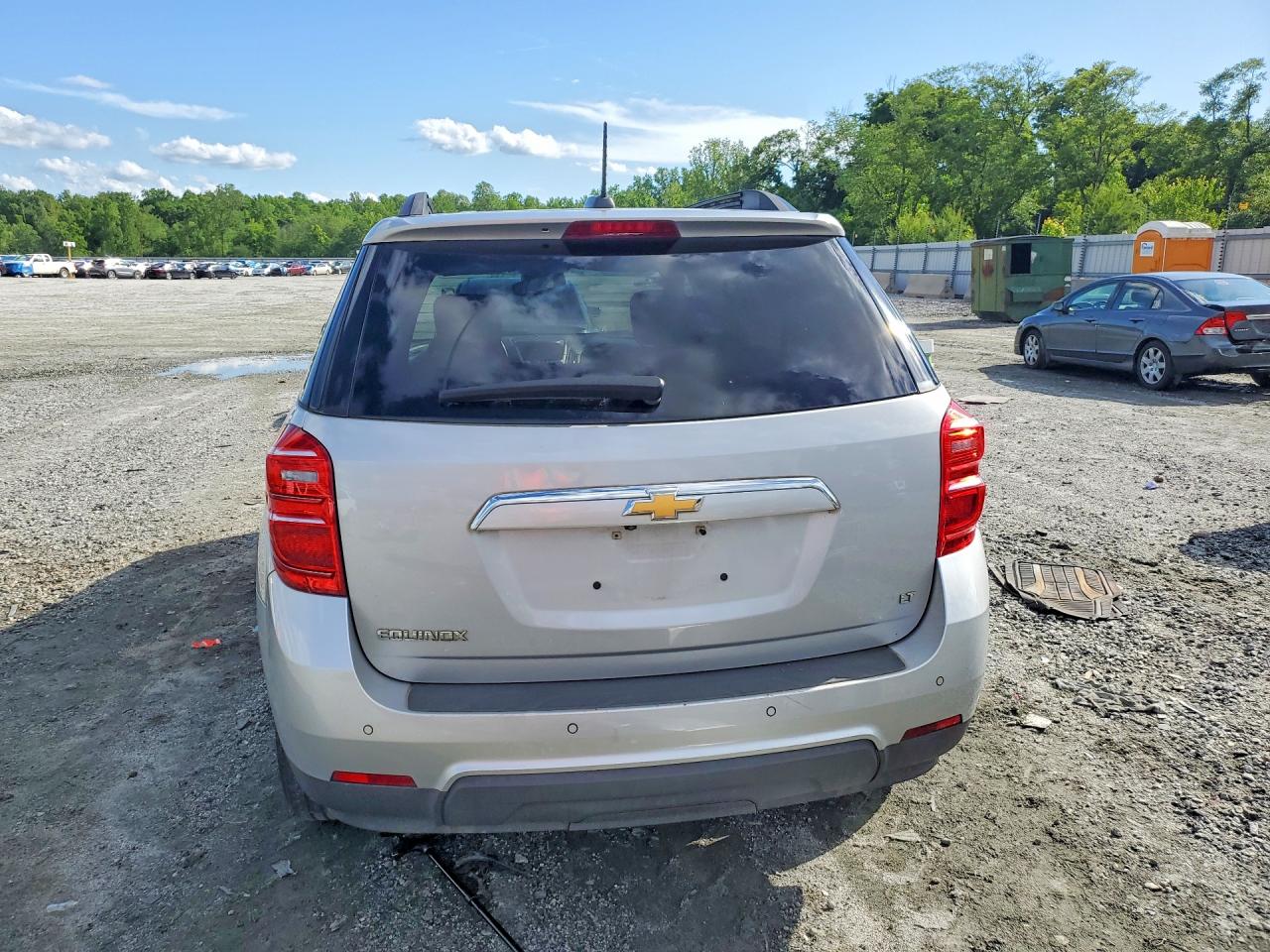 2017 Chevrolet Equinox Lt Silver vin: 2GNALCEKXH6319004