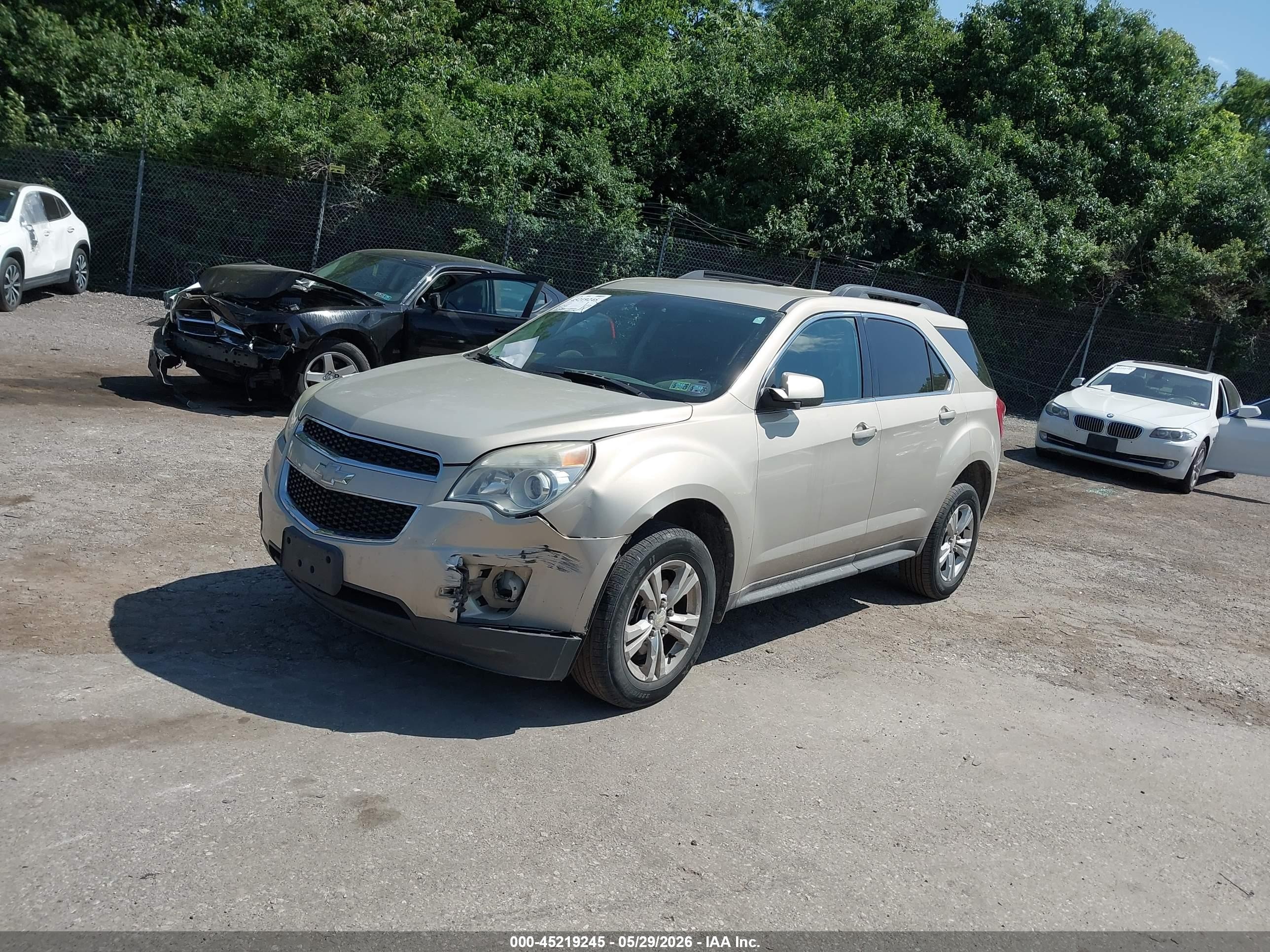 2011 Chevrolet Equinox 1lt Beige vin: 2GNALDEC0B1173649