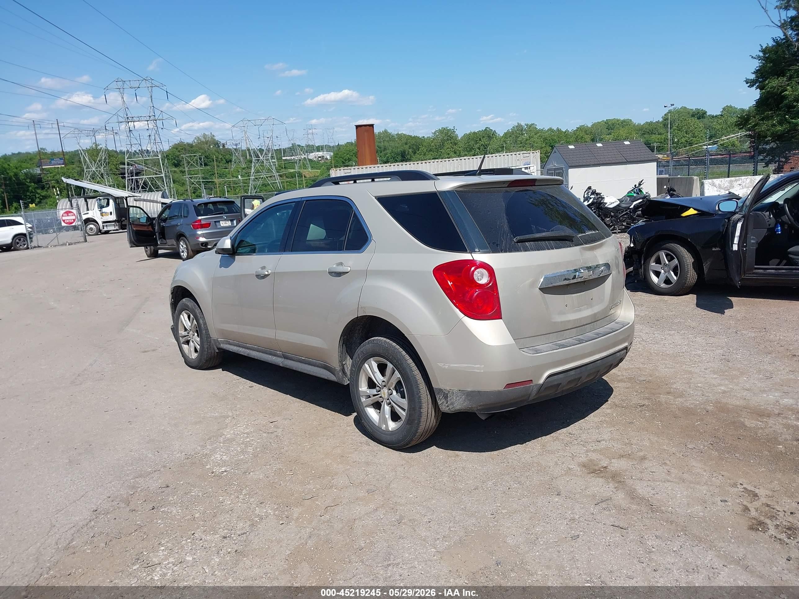 2011 Chevrolet Equinox 1lt Beige vin: 2GNALDEC0B1173649