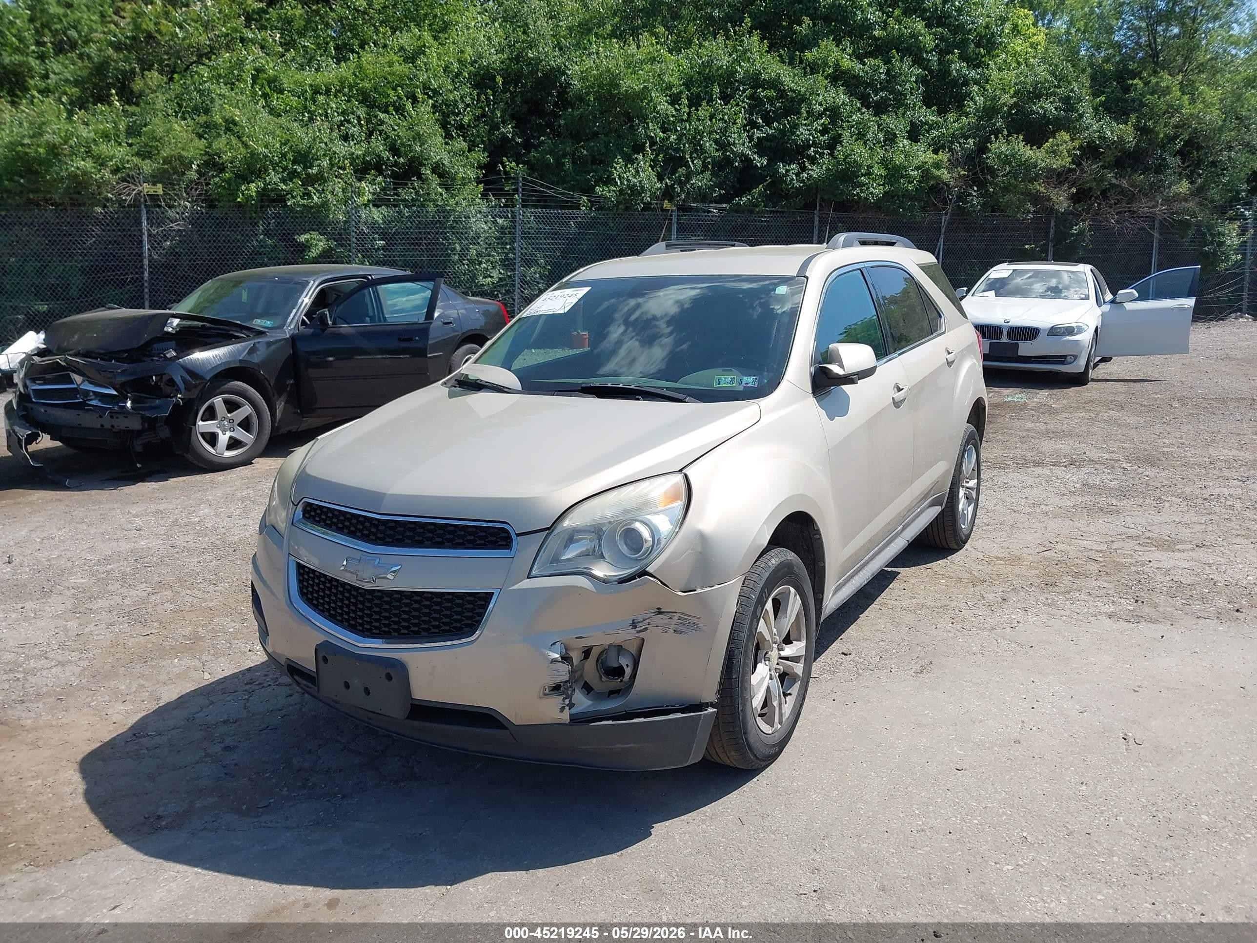 2011 Chevrolet Equinox 1lt Beige vin: 2GNALDEC0B1173649