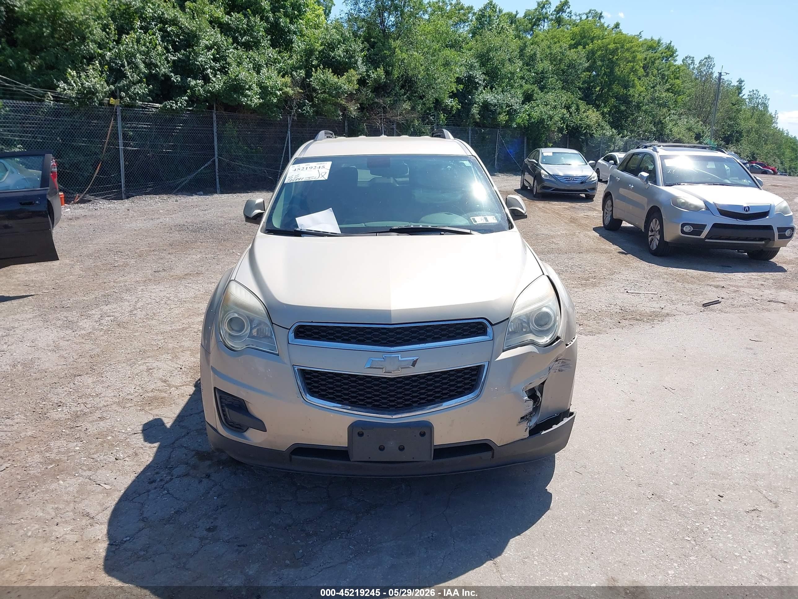 2011 Chevrolet Equinox 1lt Beige vin: 2GNALDEC0B1173649