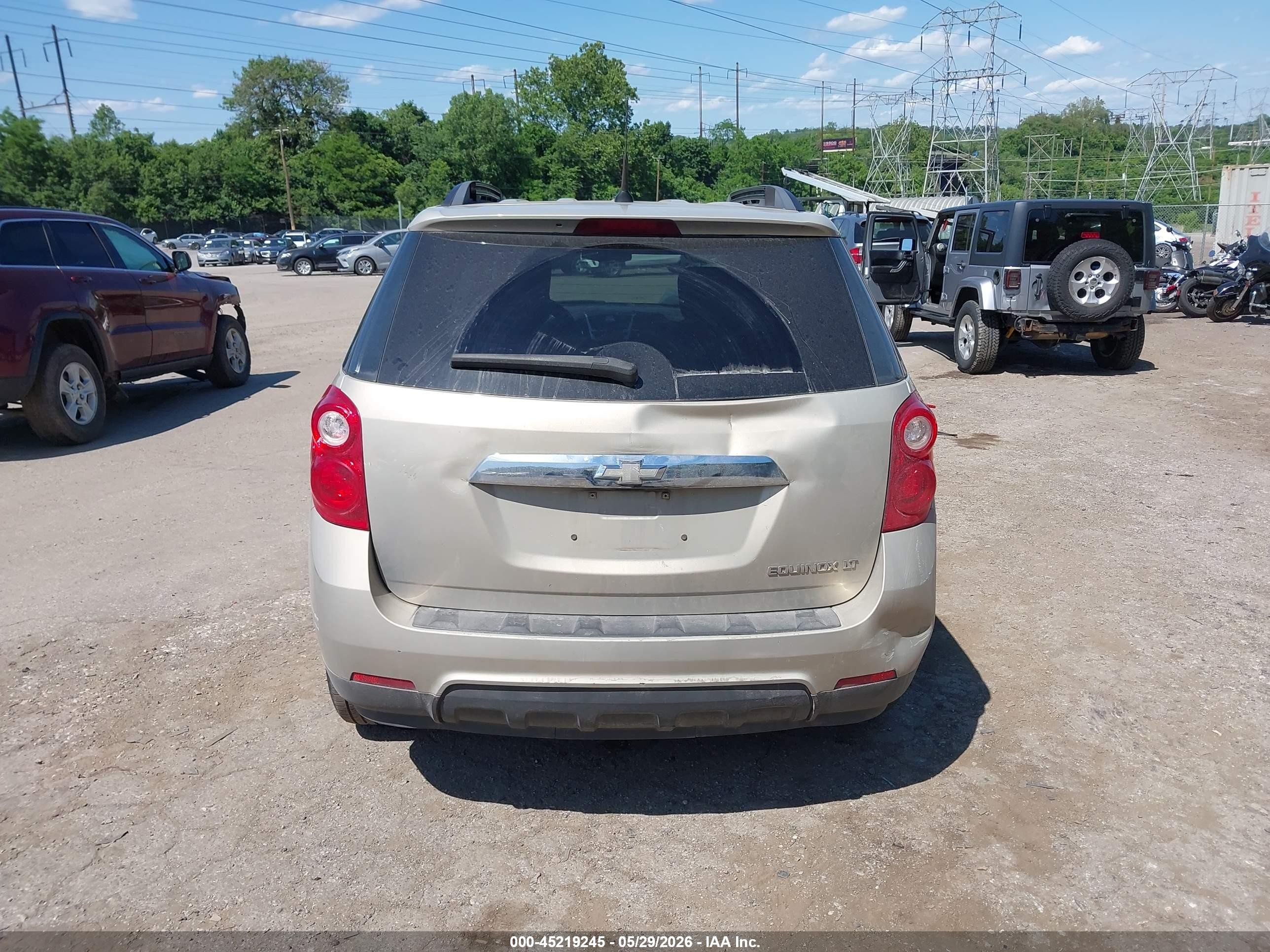 2011 Chevrolet Equinox 1lt Beige vin: 2GNALDEC0B1173649