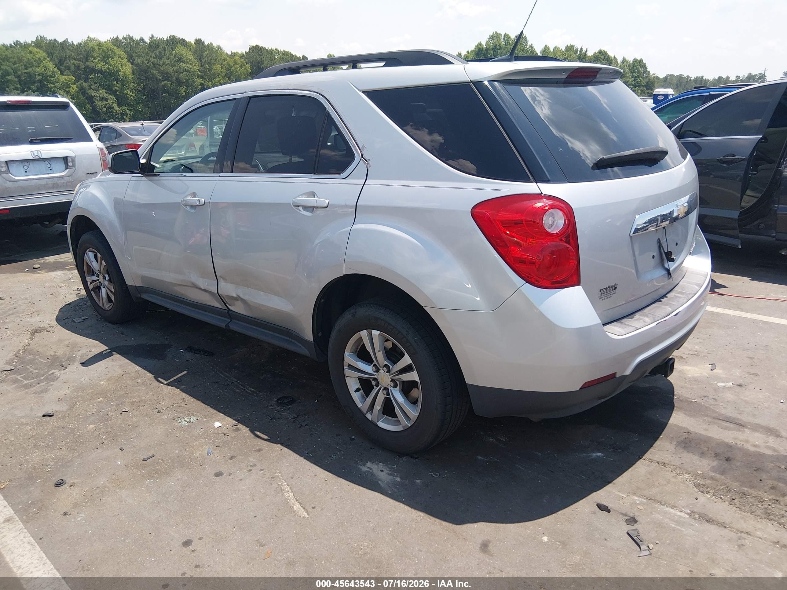 2011 Chevrolet Equinox Lt W/1lt Silver vin: 2GNALDEC0B1210957