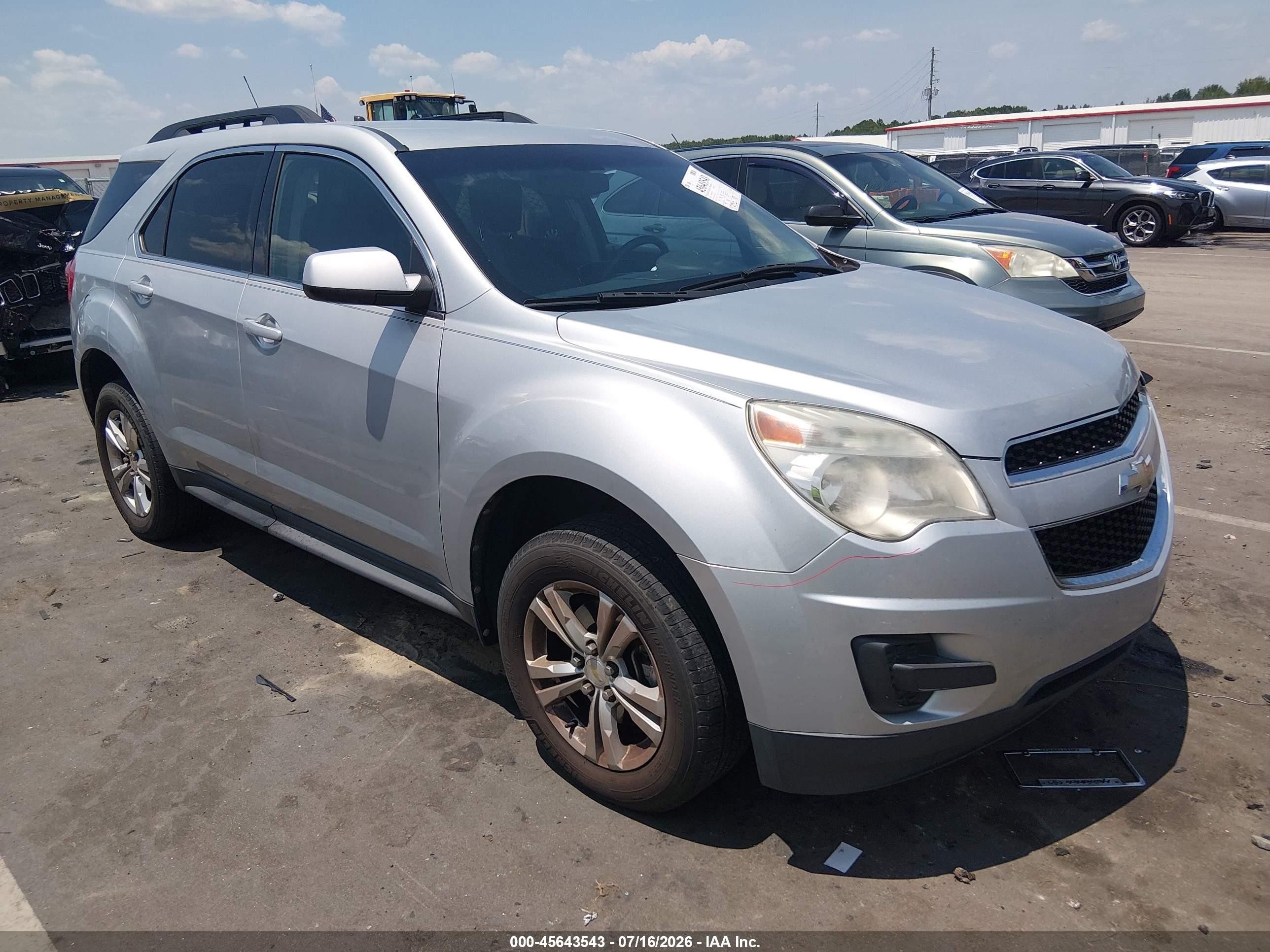 2011 Chevrolet Equinox Lt W/1lt Silver vin: 2GNALDEC0B1210957