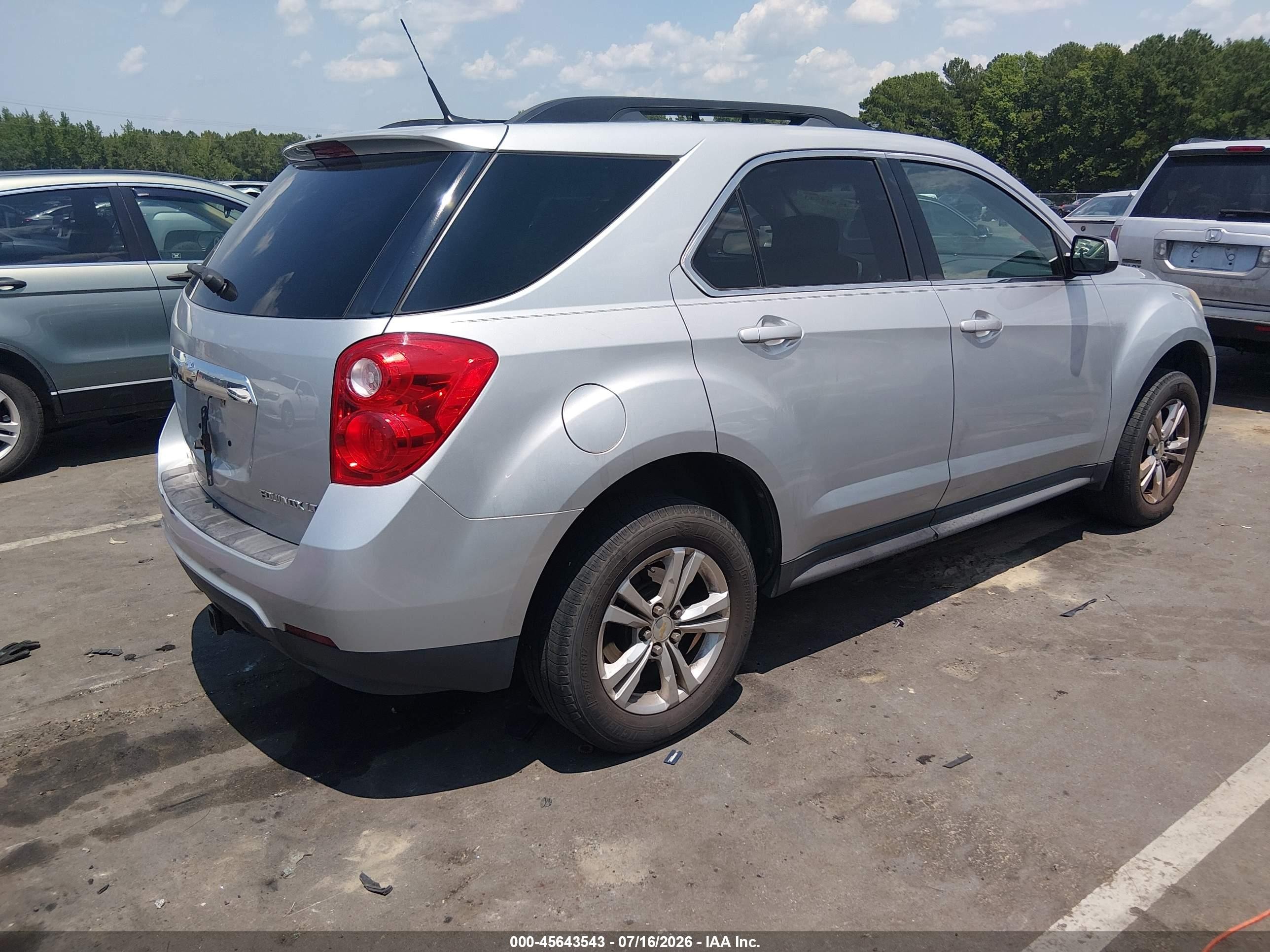 2011 Chevrolet Equinox Lt W/1lt Silver vin: 2GNALDEC0B1210957