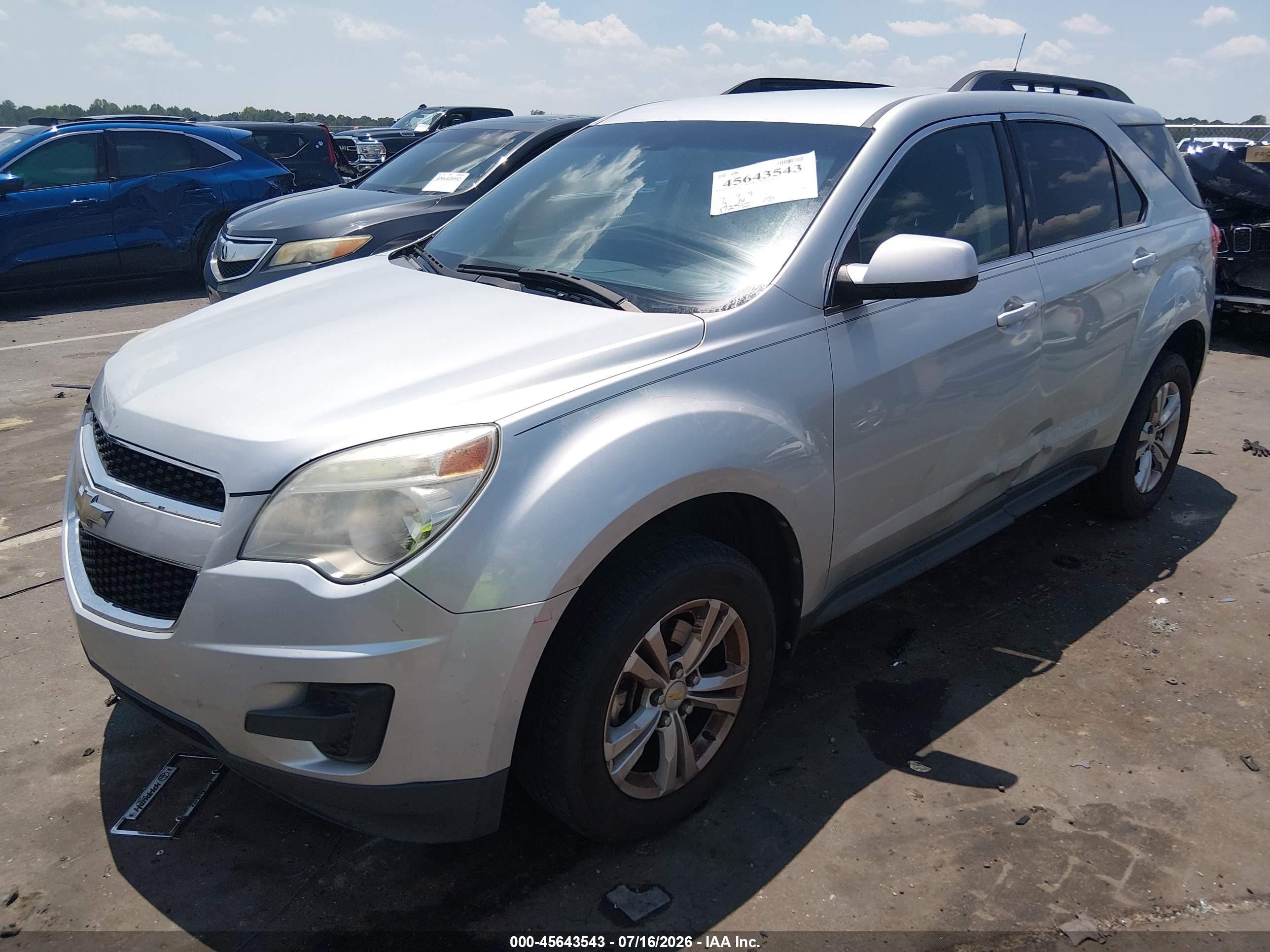 2011 Chevrolet Equinox Lt W/1lt Silver vin: 2GNALDEC0B1210957