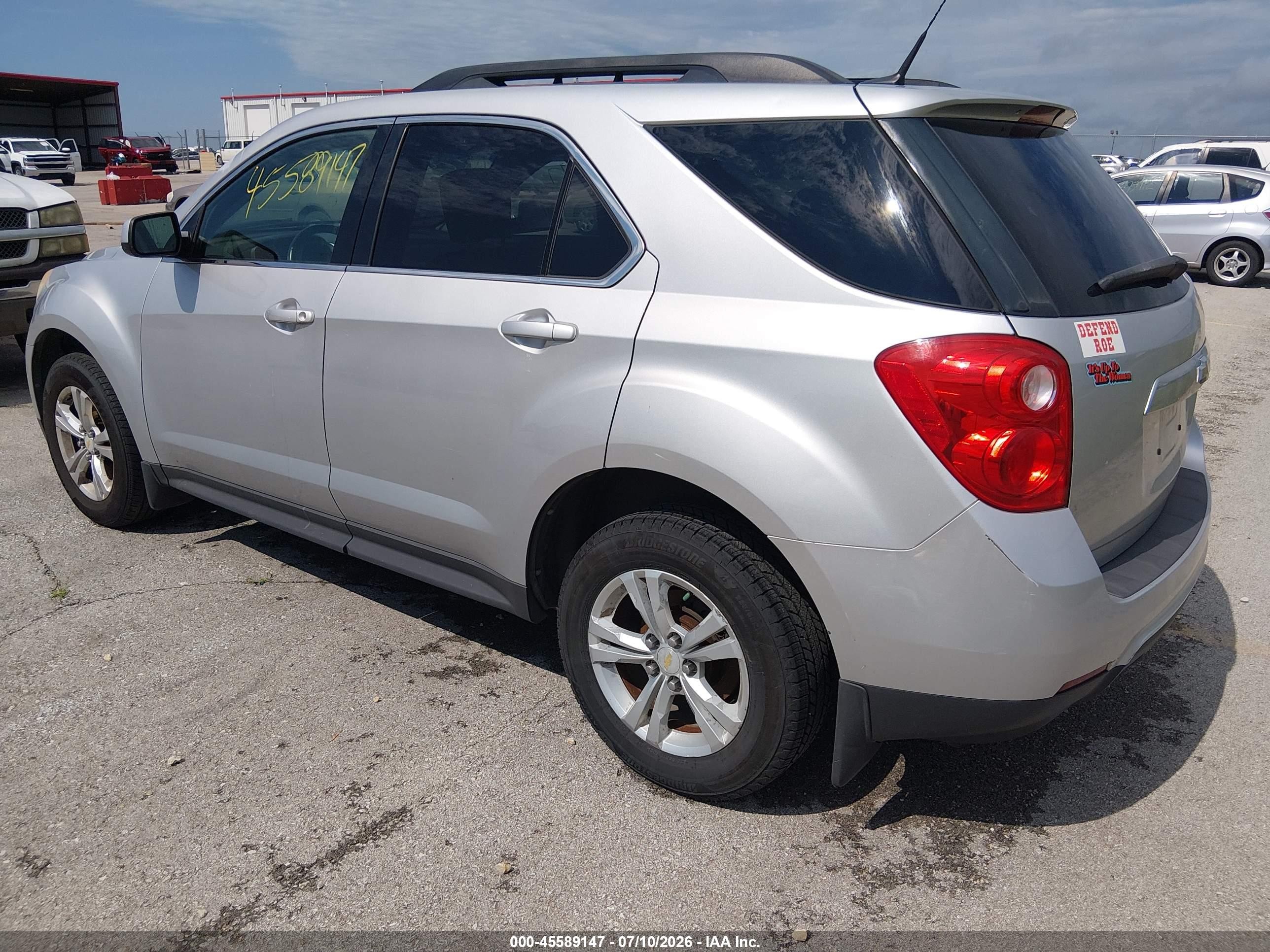 2011 Chevrolet Equinox Lt W/1lt Silver vin: 2GNALDEC0B1306622