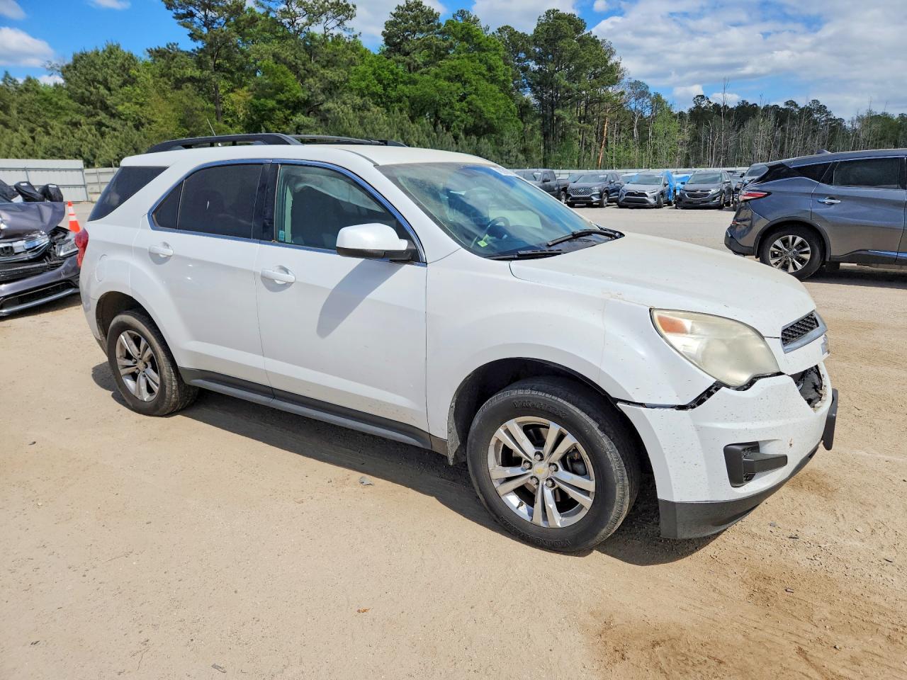 2011 Chevrolet Equinox 1lt White vin: 2GNALDEC1B1159193