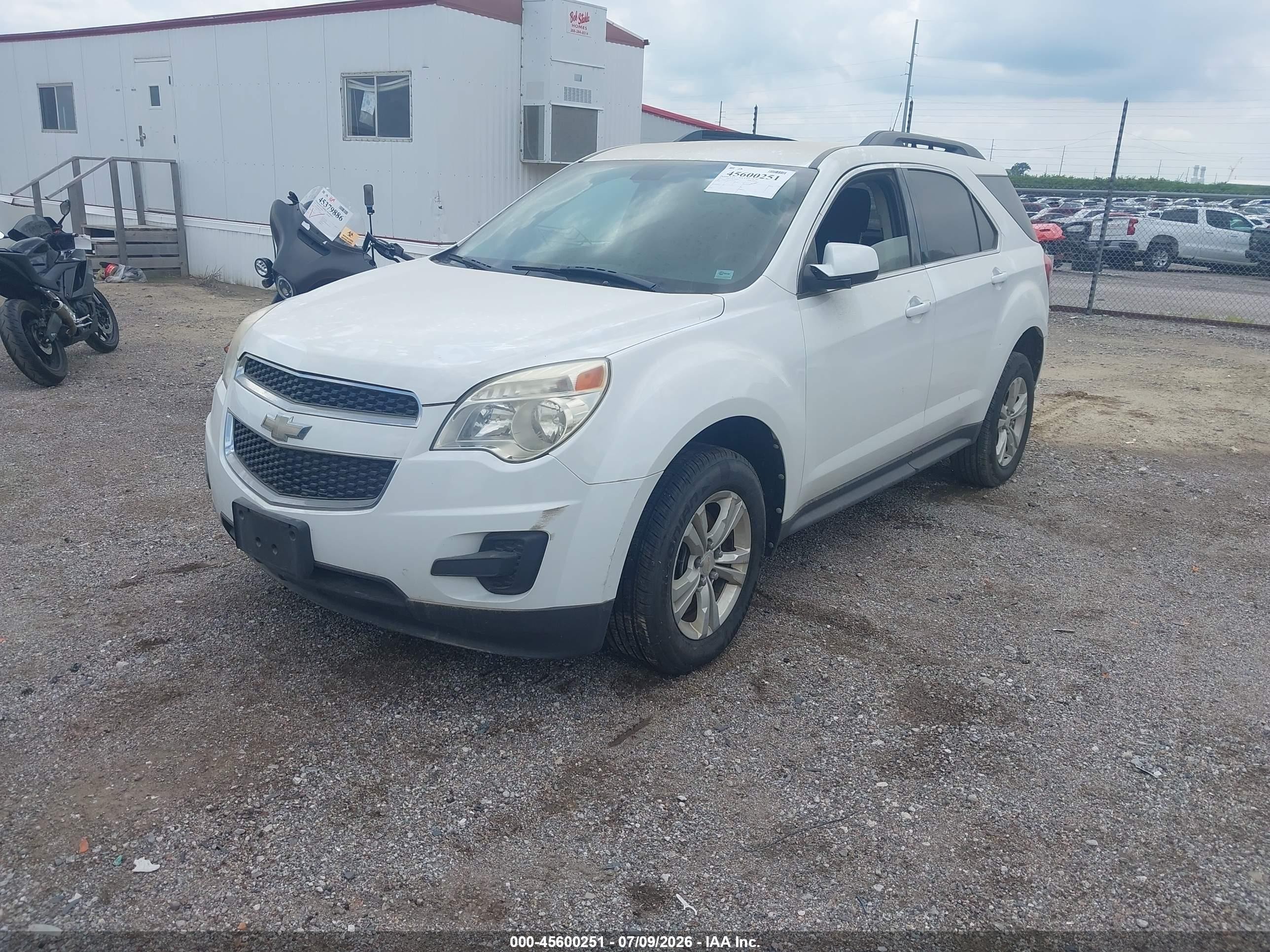 2011 Chevrolet Equinox Lt W/1lt White vin: 2GNALDEC1B1209512