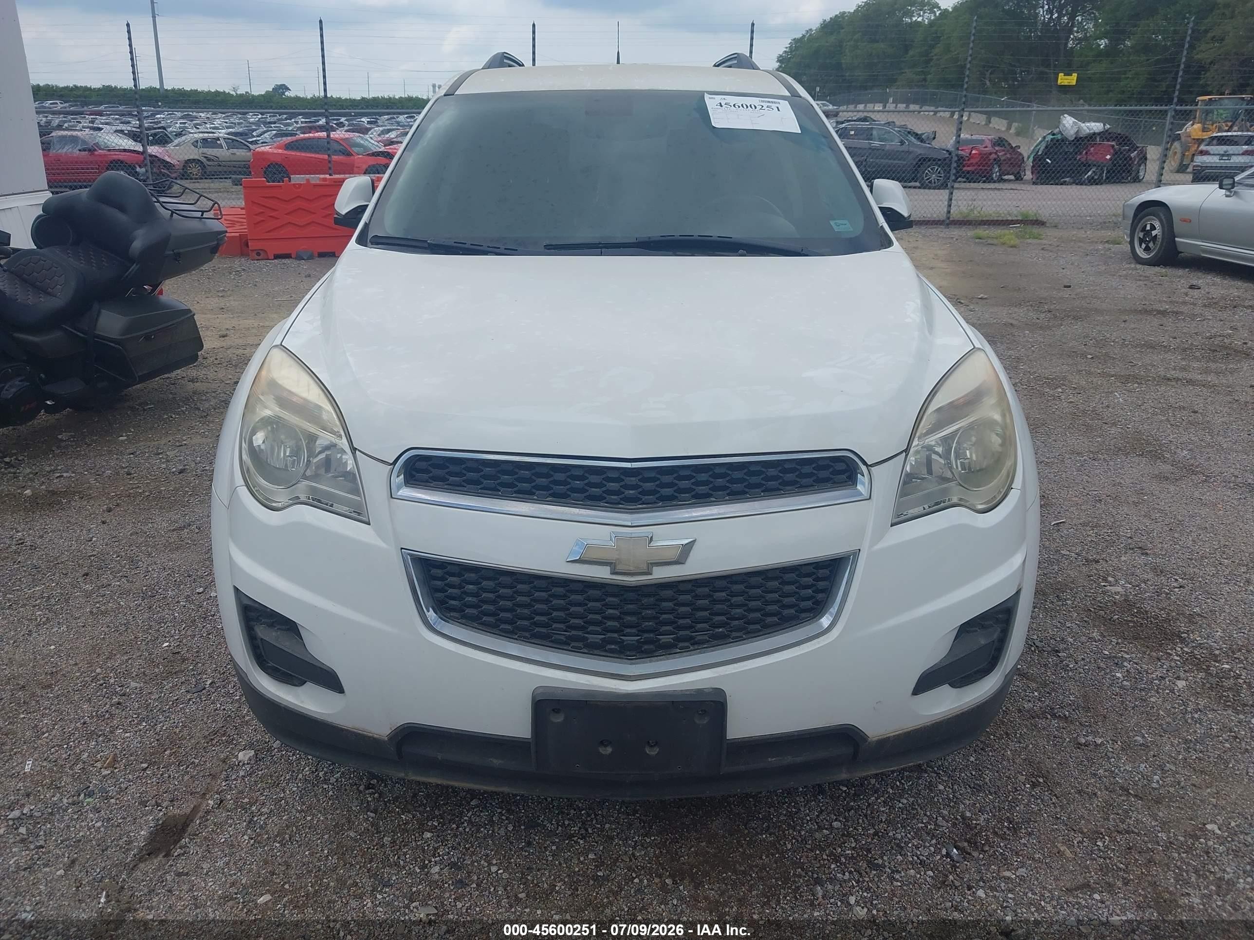 2011 Chevrolet Equinox Lt W/1lt White vin: 2GNALDEC1B1209512