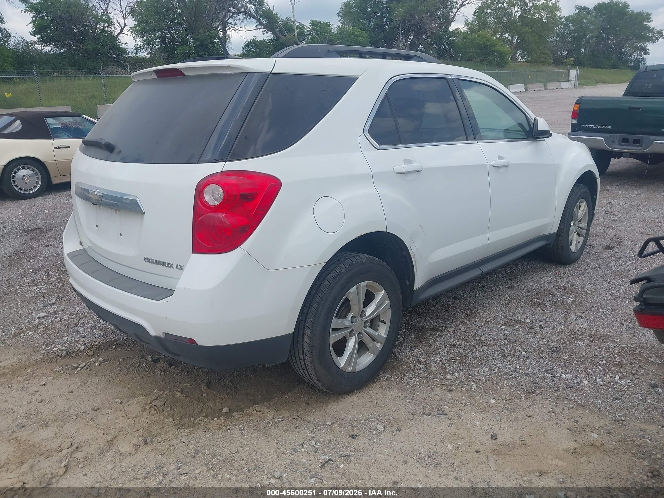 2011 Chevrolet Equinox Lt W/1lt White vin: 2GNALDEC1B1209512