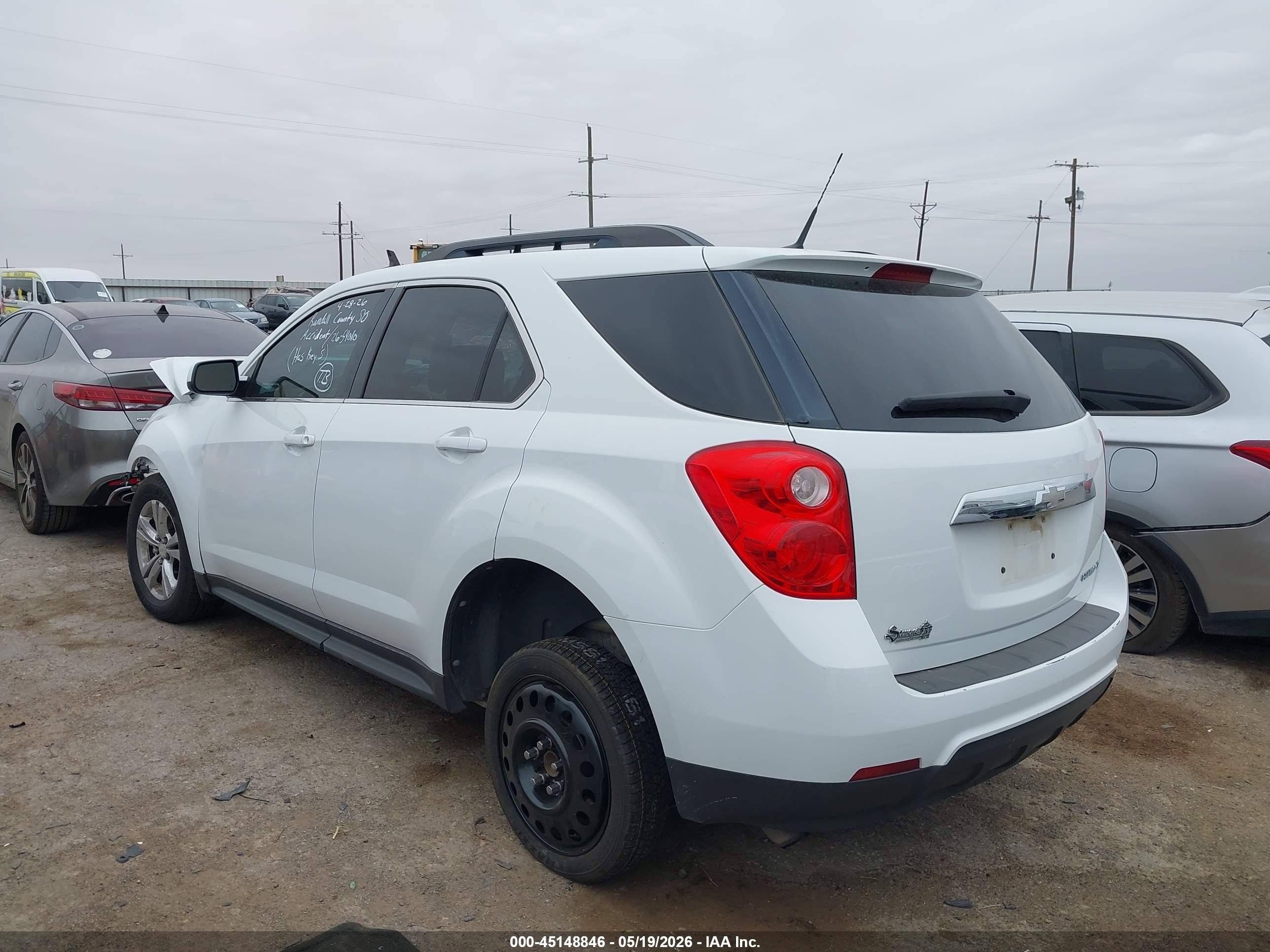 2011 Chevrolet Equinox 1lt White vin: 2GNALDEC1B1336177