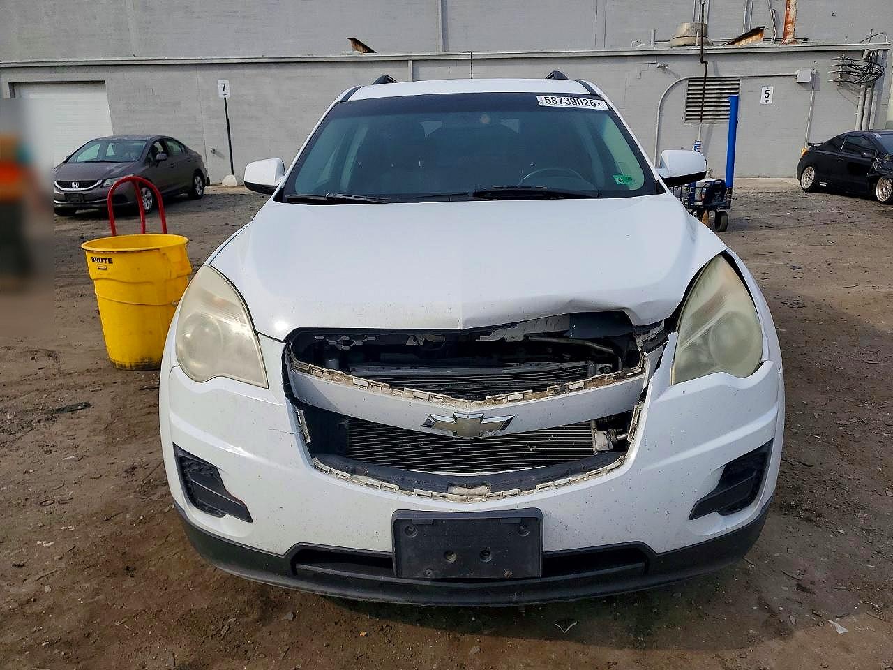 2011 Chevrolet Equinox Lt White vin: 2GNALDEC2B1162605