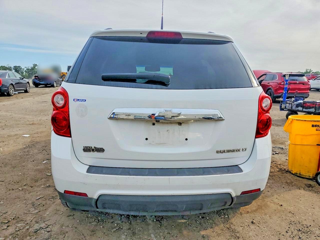2011 Chevrolet Equinox Lt White vin: 2GNALDEC2B1162605