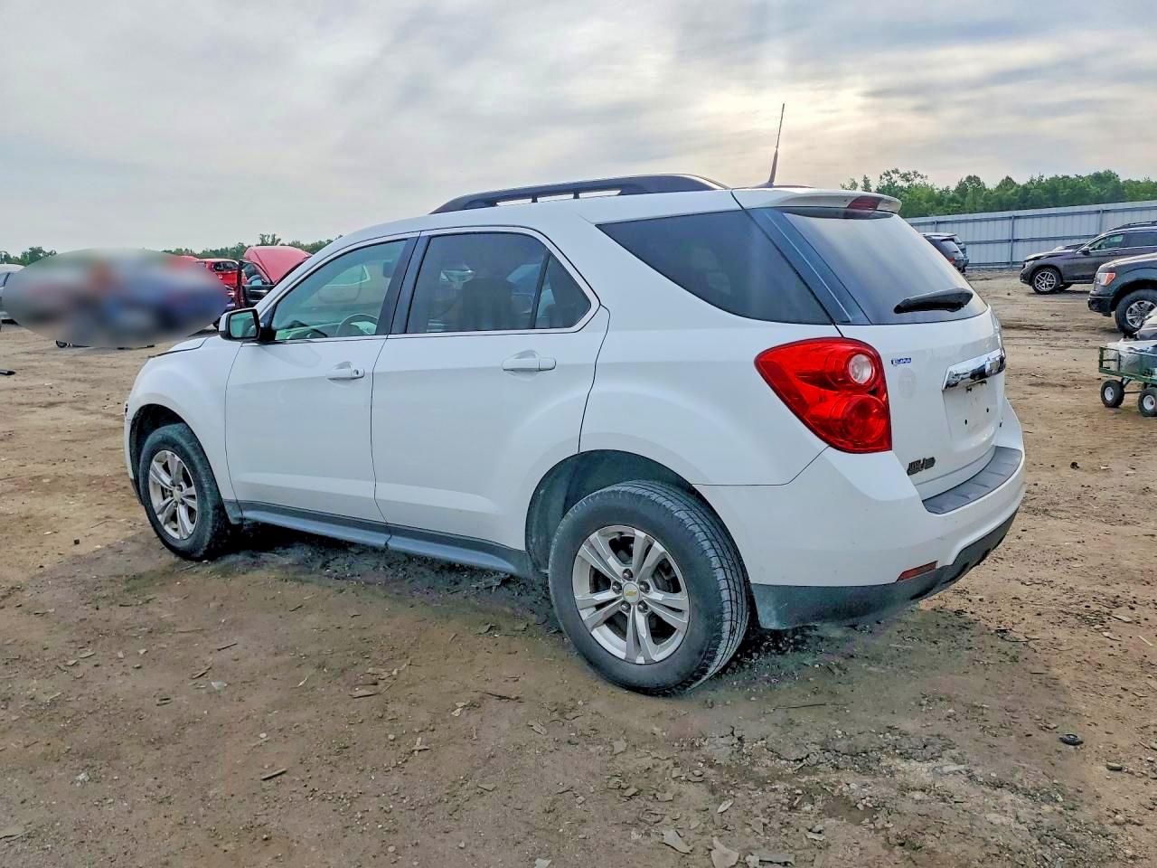 2011 Chevrolet Equinox Lt White vin: 2GNALDEC2B1162605