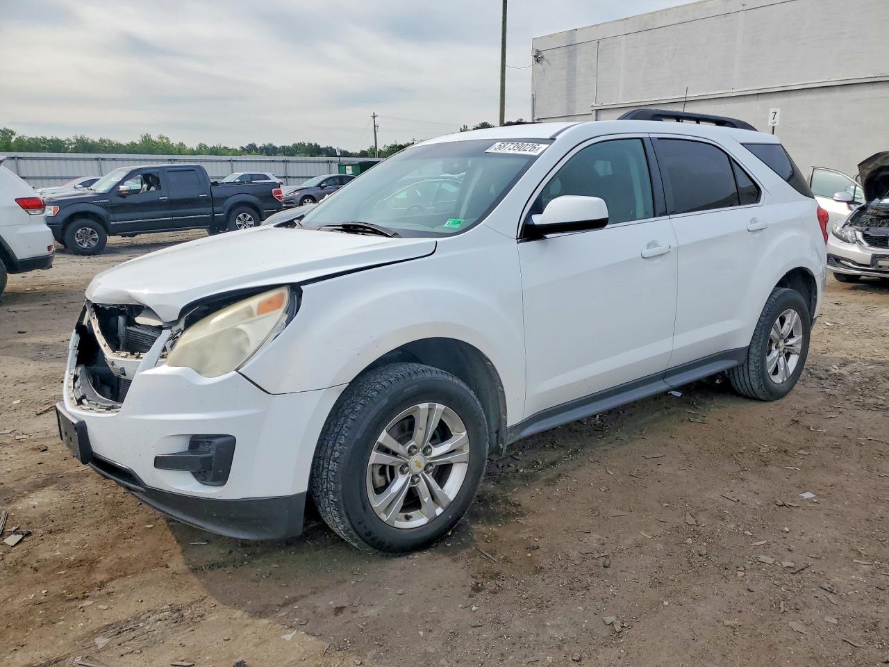 2011 Chevrolet Equinox Lt White vin: 2GNALDEC2B1162605