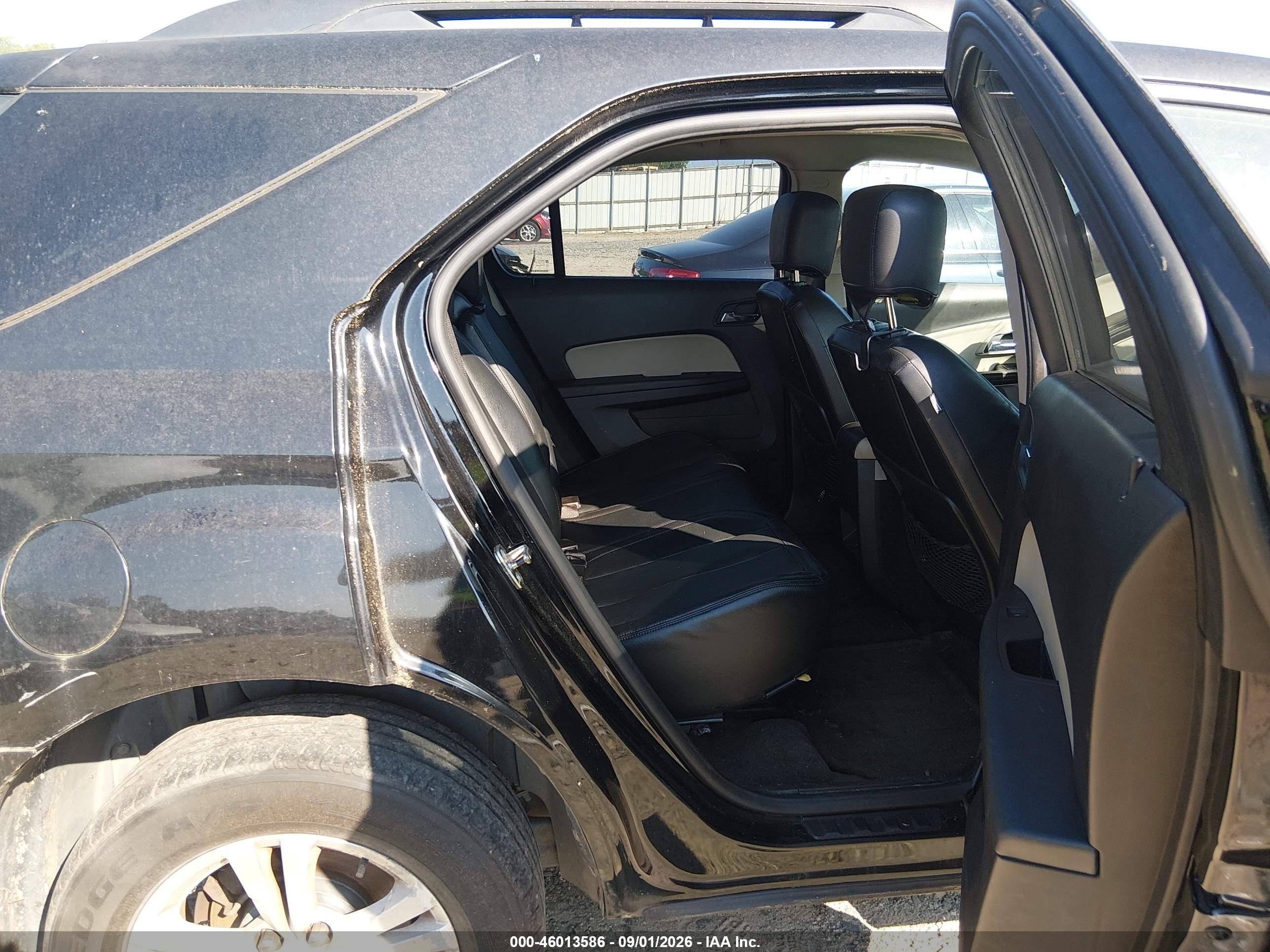 2011 Chevrolet Equinox 1lt Black vin: 2GNALDEC2B1305813