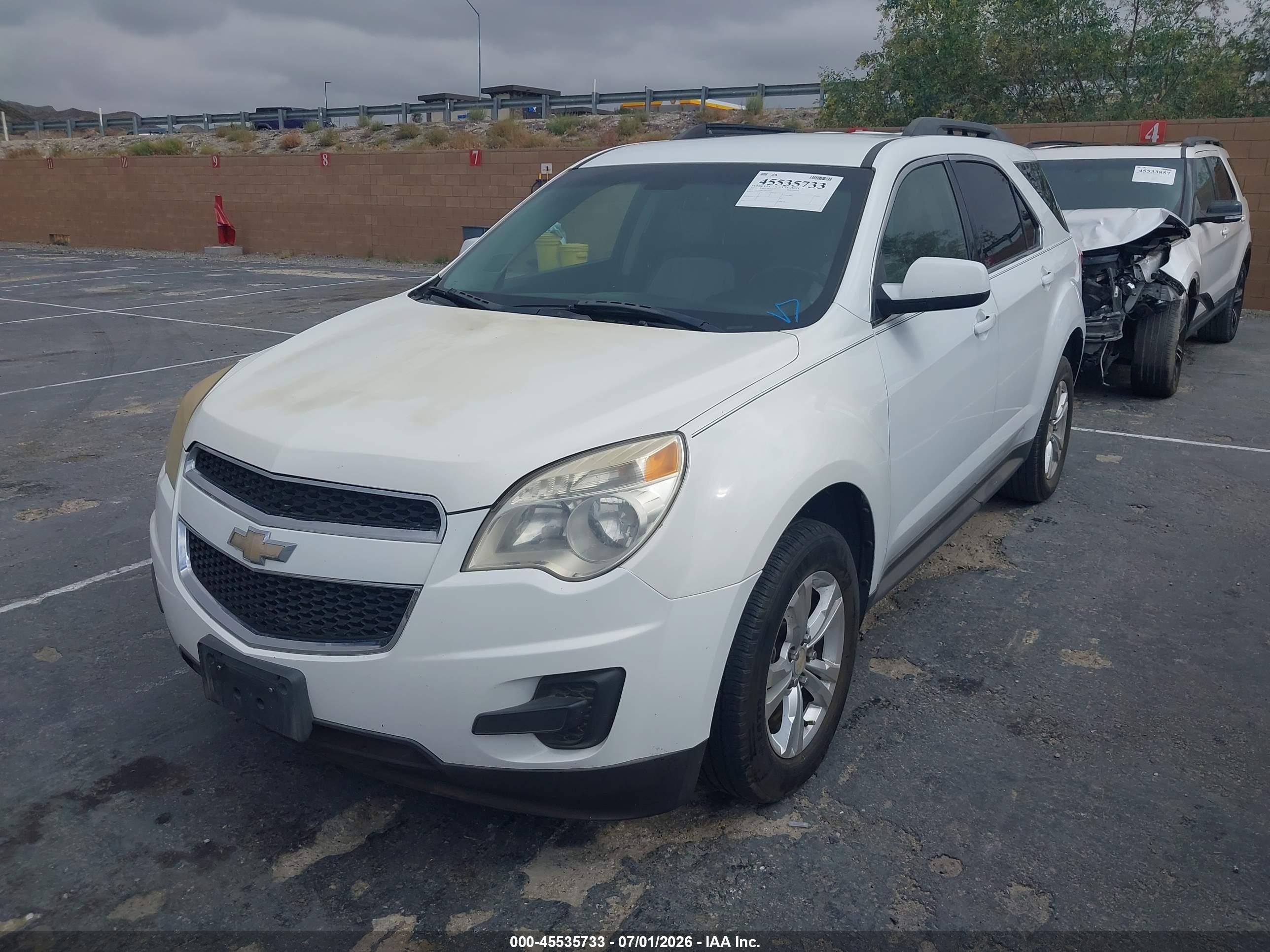 2011 Chevrolet Equinox Lt W/1lt White vin: 2GNALDEC3B1157025