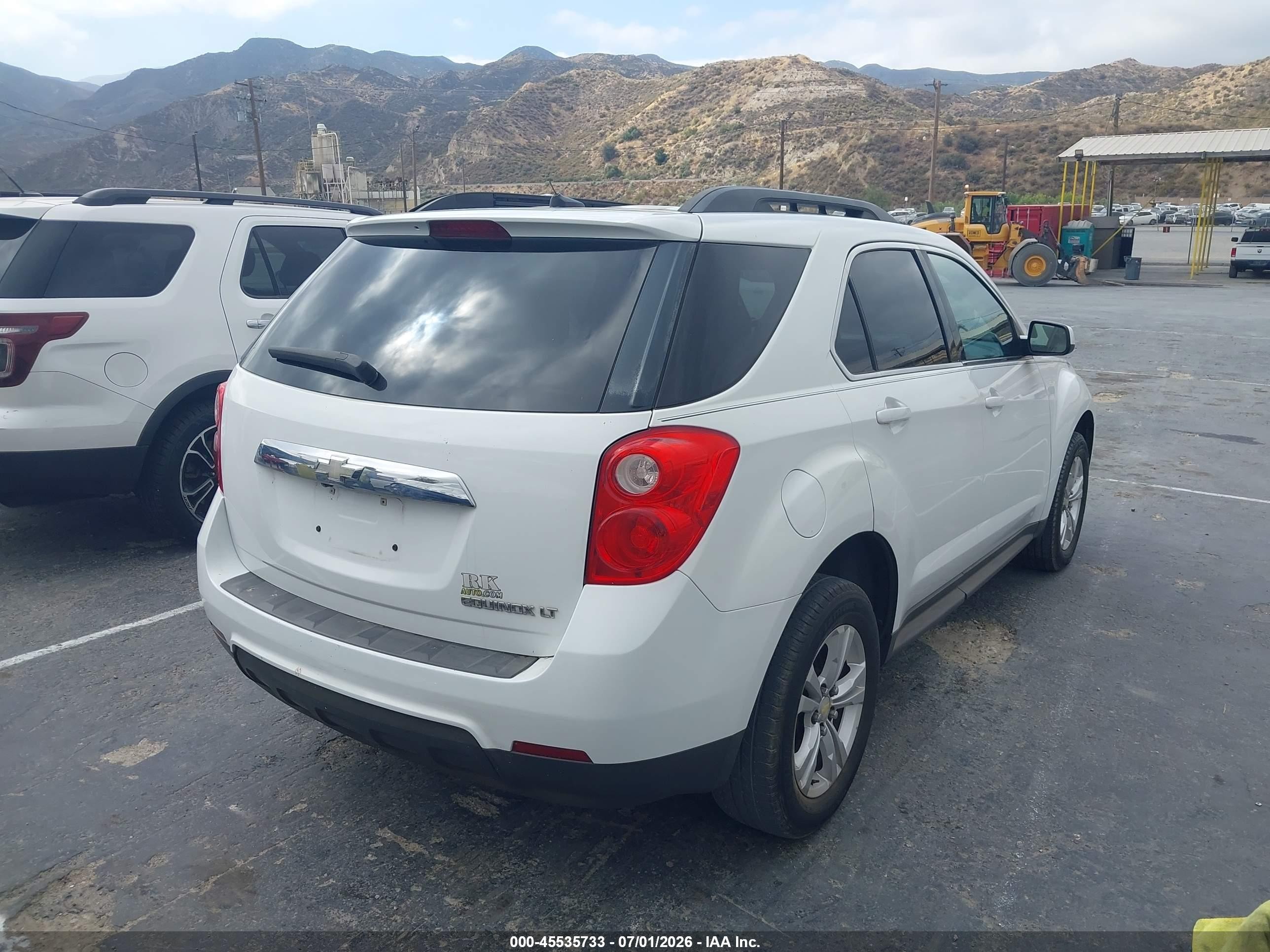 2011 Chevrolet Equinox Lt W/1lt White vin: 2GNALDEC3B1157025