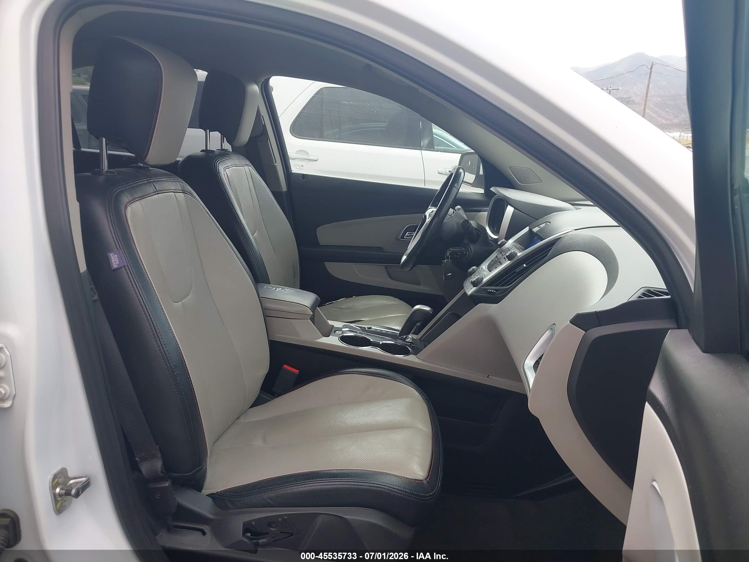 2011 Chevrolet Equinox Lt W/1lt White vin: 2GNALDEC3B1157025