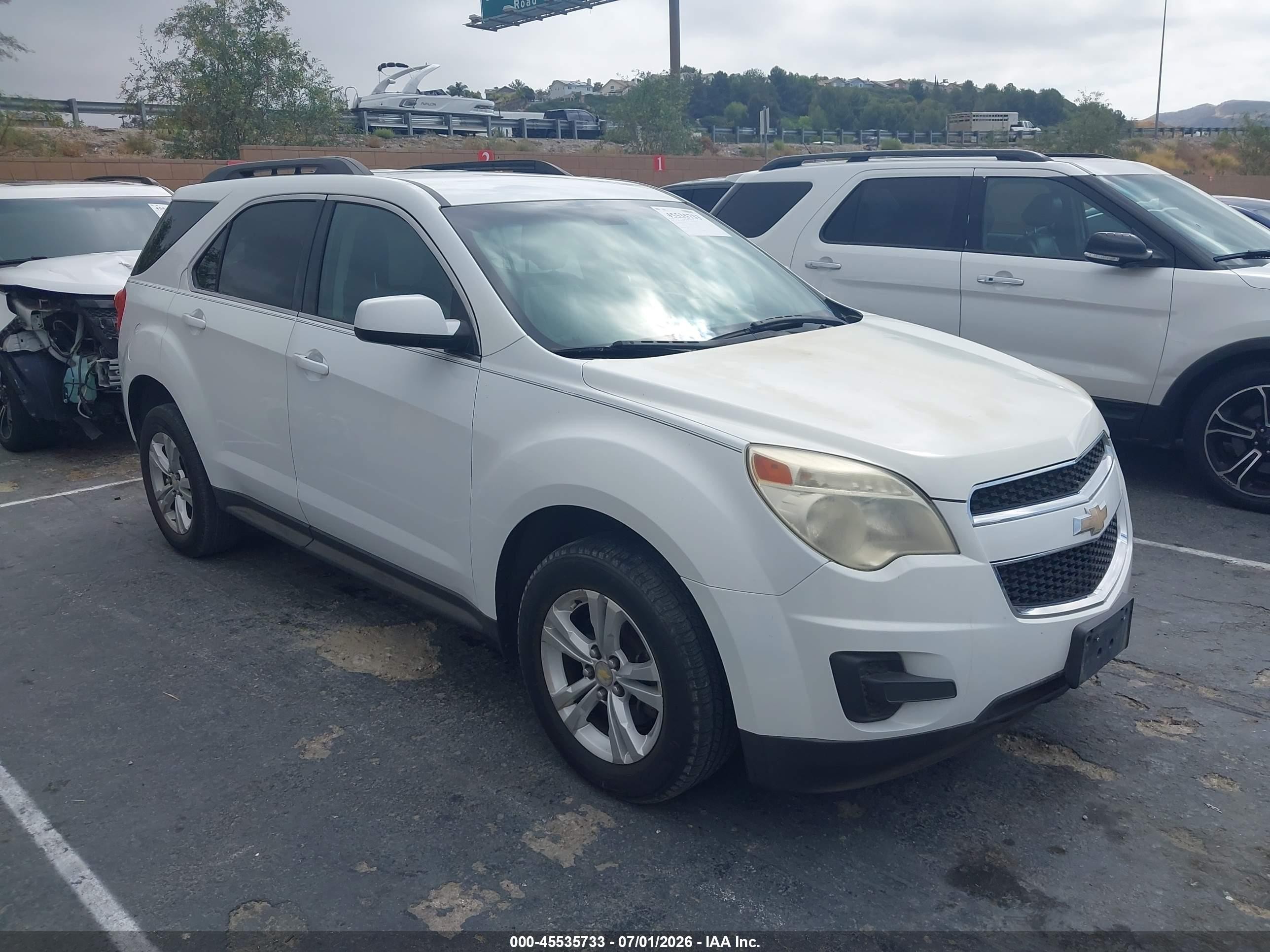 2011 Chevrolet Equinox Lt W/1lt White vin: 2GNALDEC3B1157025
