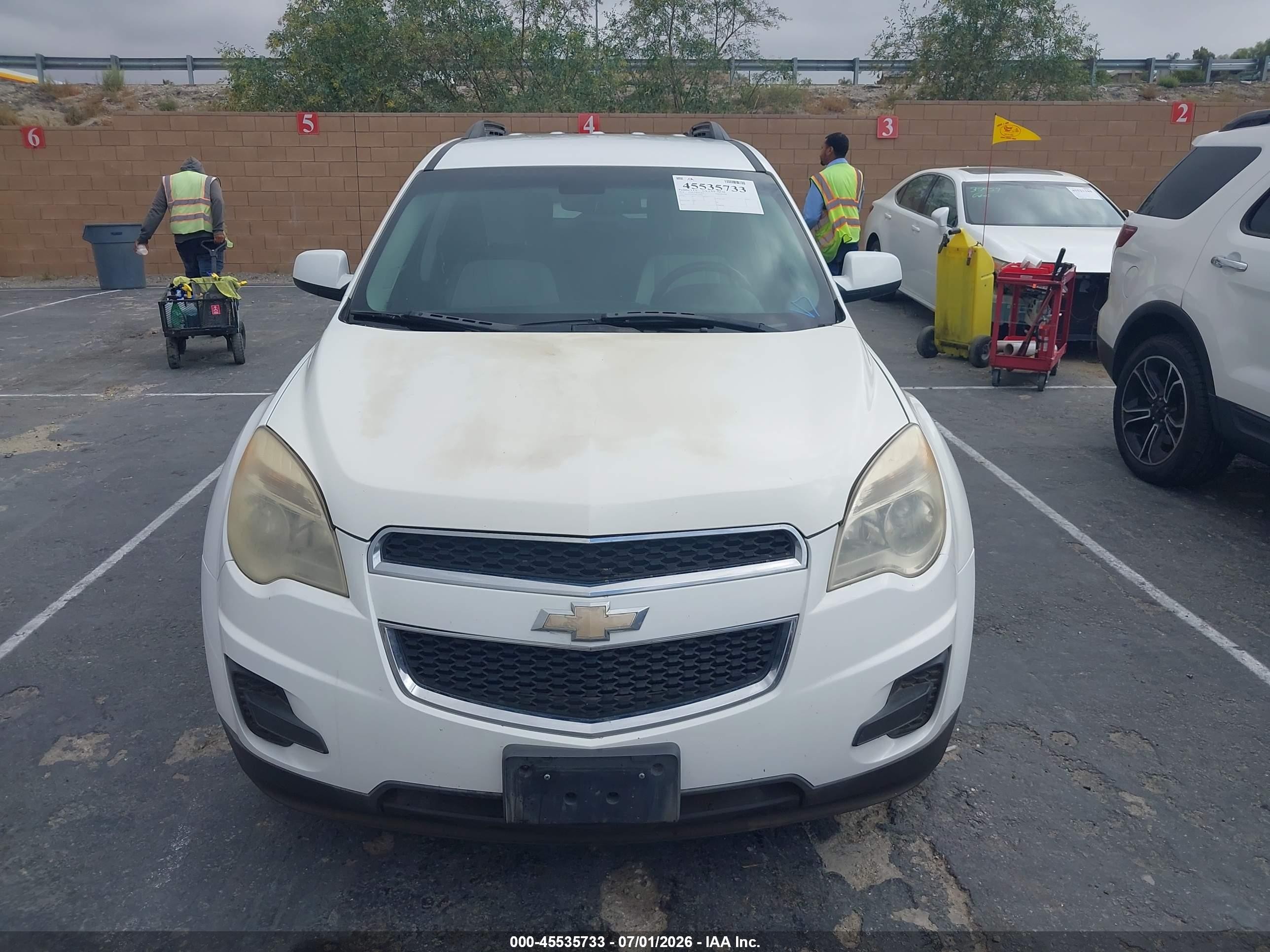 2011 Chevrolet Equinox Lt W/1lt White vin: 2GNALDEC3B1157025