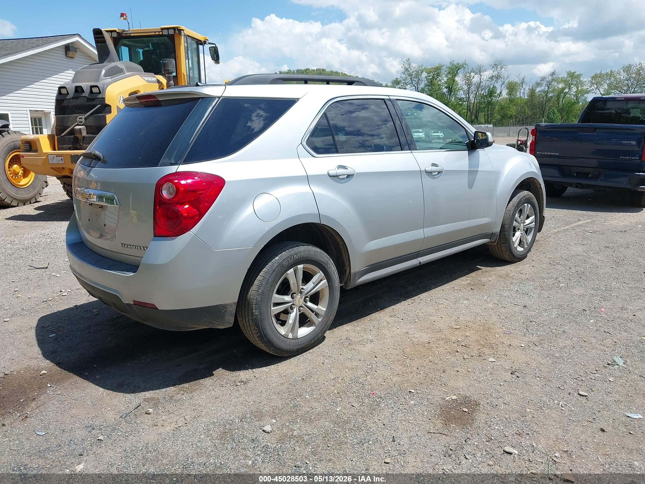2011 Chevrolet Equinox 1lt Silver vin: 2GNALDEC3B1282090