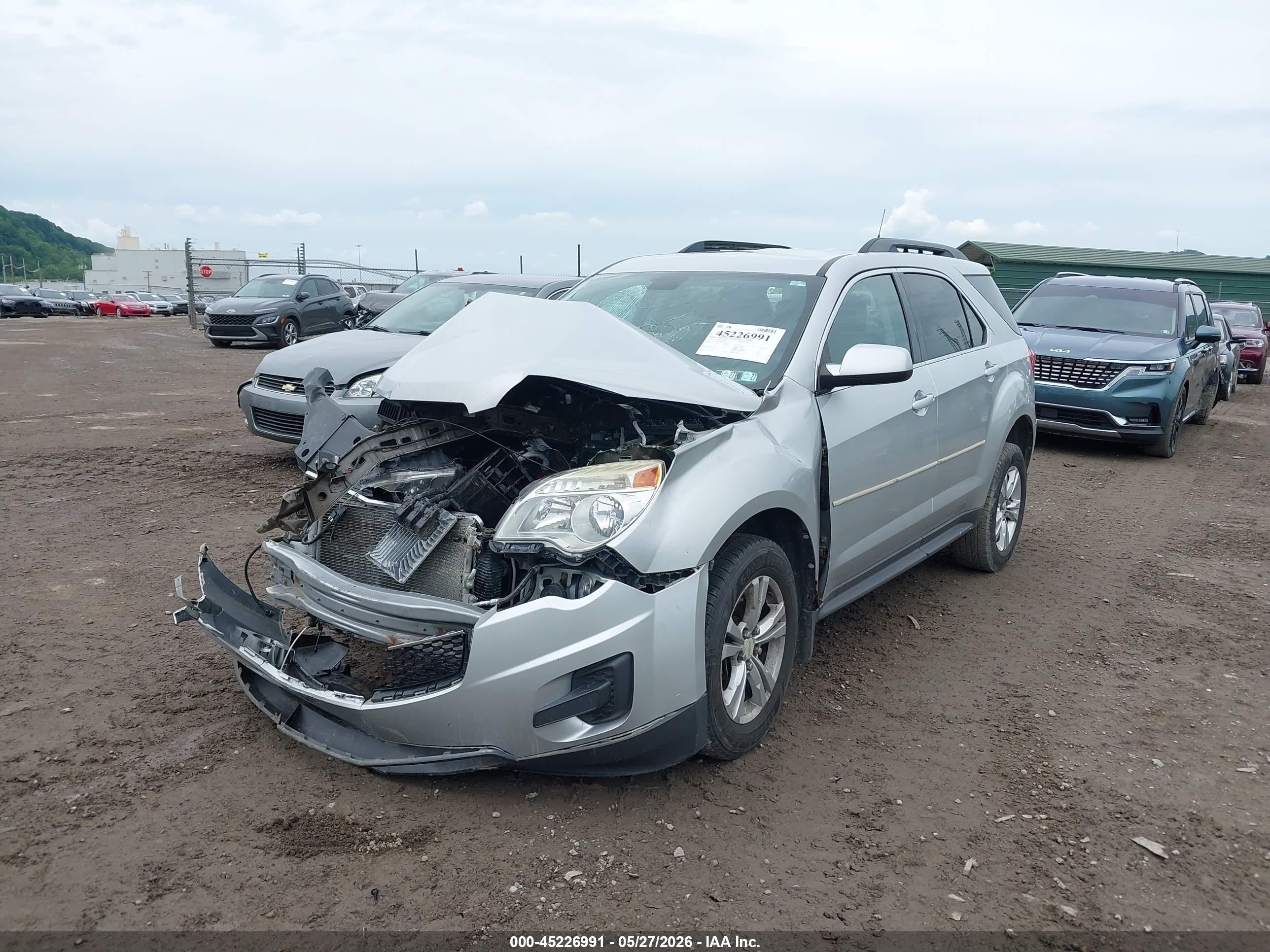 2011 Chevrolet Equinox 1lt Серебряный vin: 2GNALDEC3B1307764