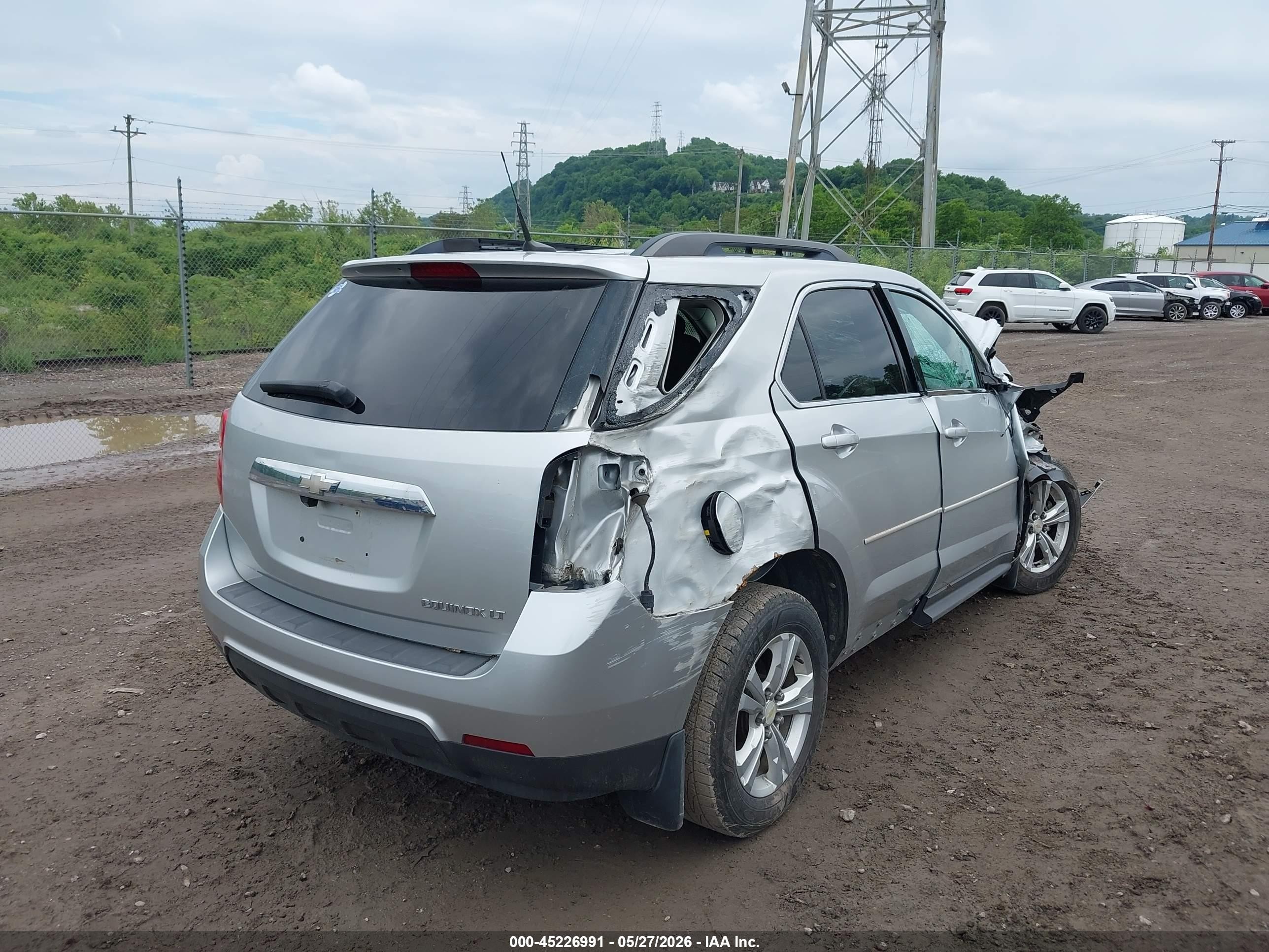 2011 Chevrolet Equinox 1lt Серебряный vin: 2GNALDEC3B1307764